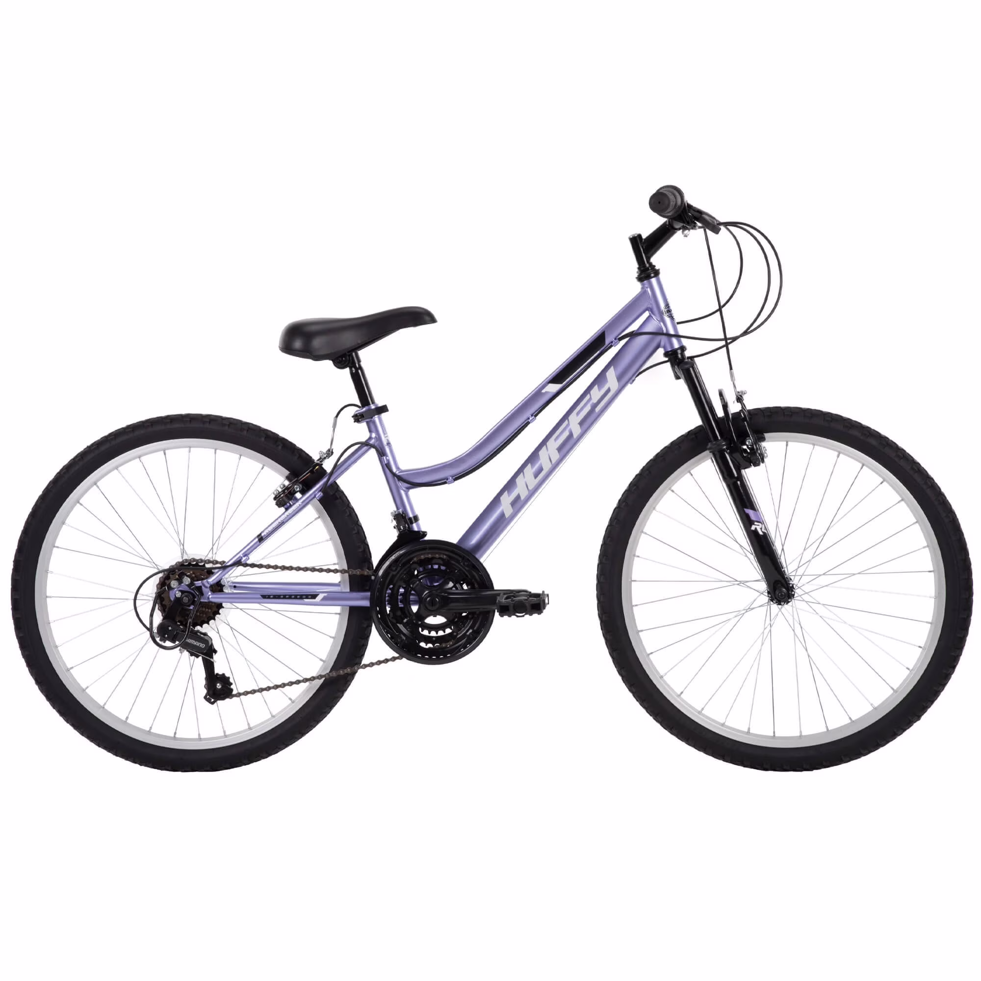24" Rock Creek Mountain Bike, Fits Riders 4'8" 5'8", Purple, Adult, Women's(24 in/Purple)