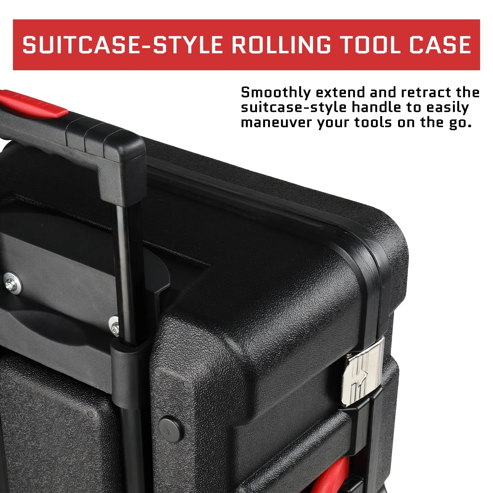 799 Pieces Professional Mechanics Hand Tool Set, Mobile Tool box on Wheels W/Ratchets&Socket, Screwdriver, Tongs, 4-layer Tool Case & Tool Kit, Silver