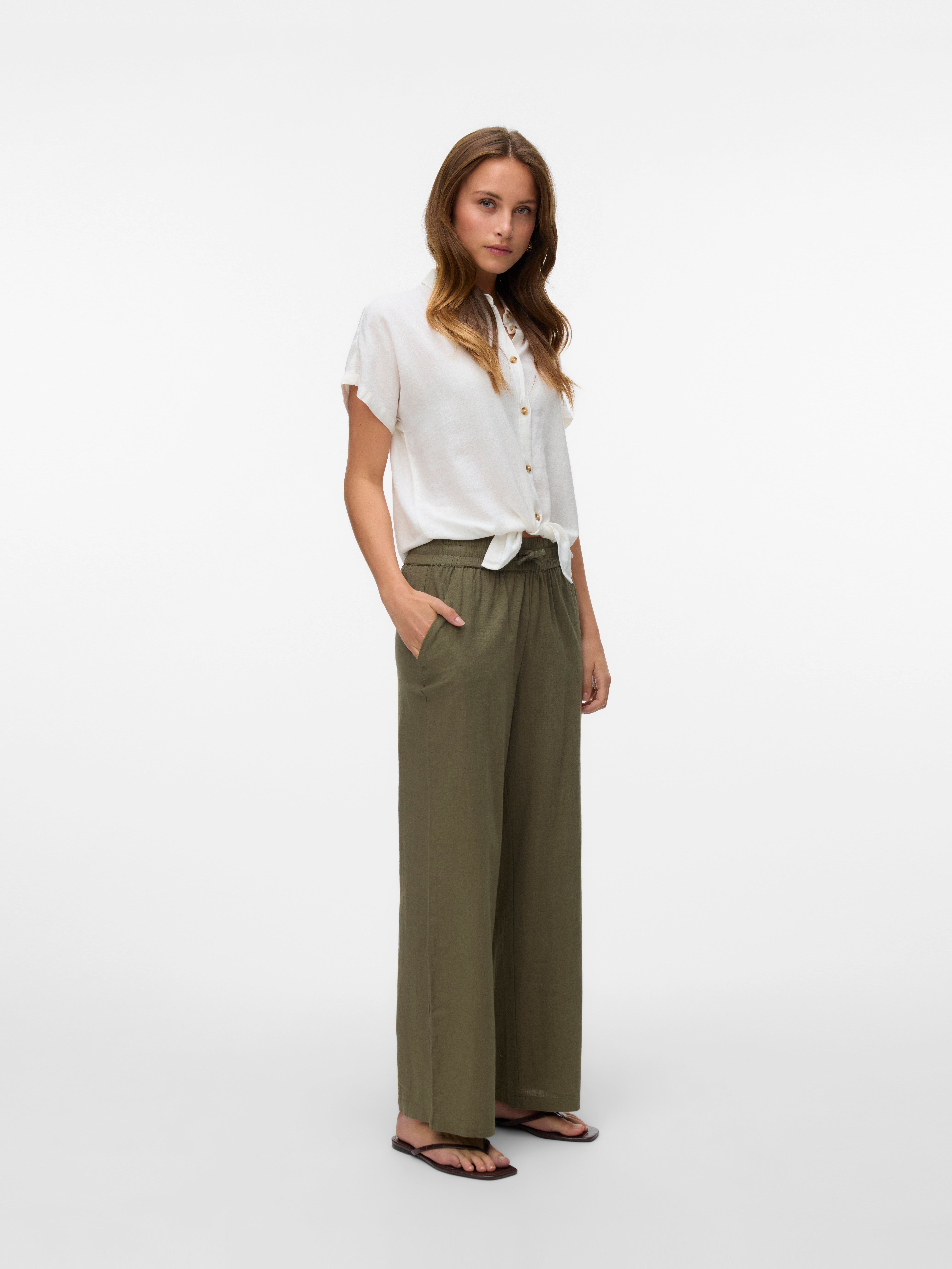 VERO MODA® VMCAIA Mid waist Trousers
