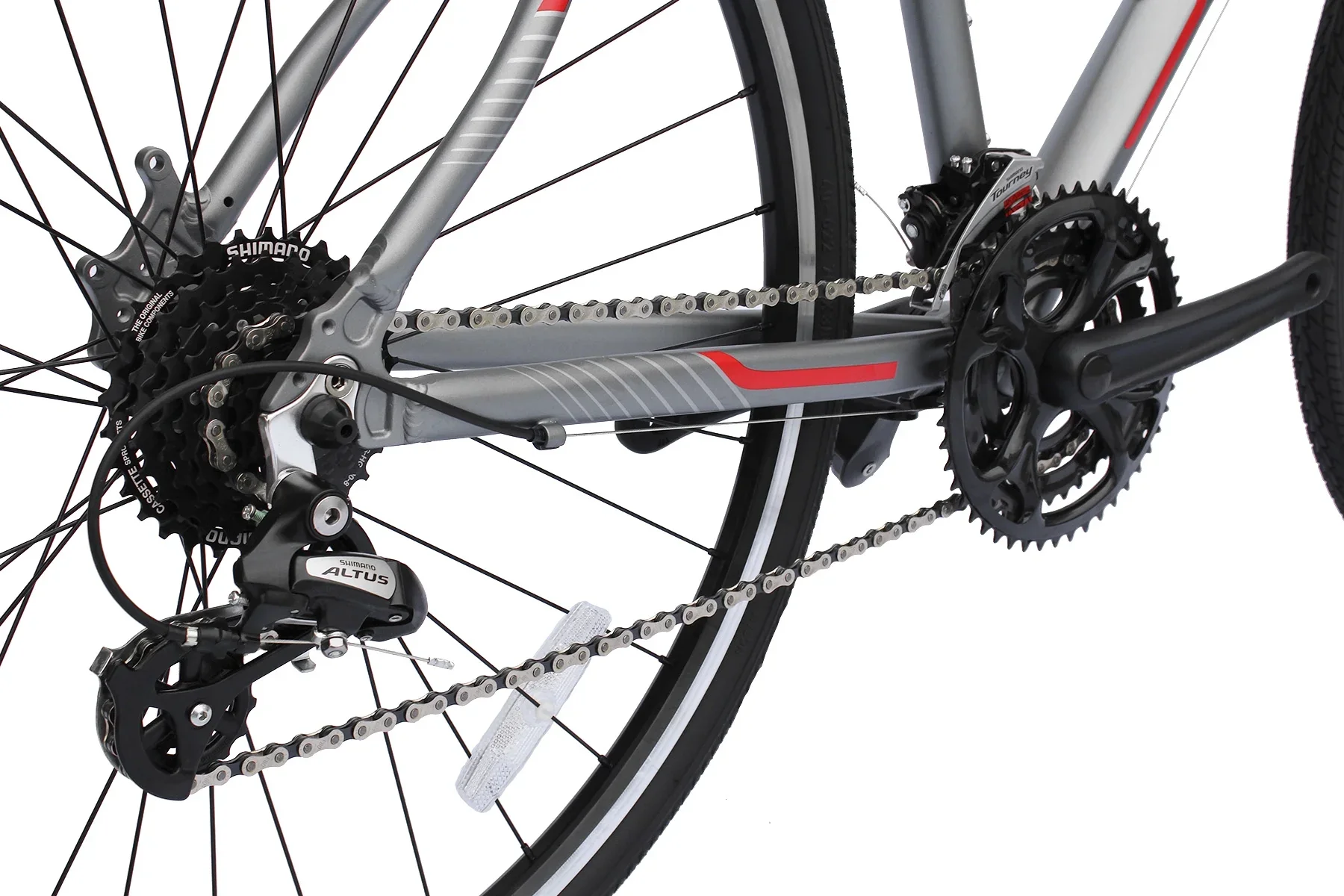 Wonder Wheels 26 Gray 8-Speed Mountain Bicycle
