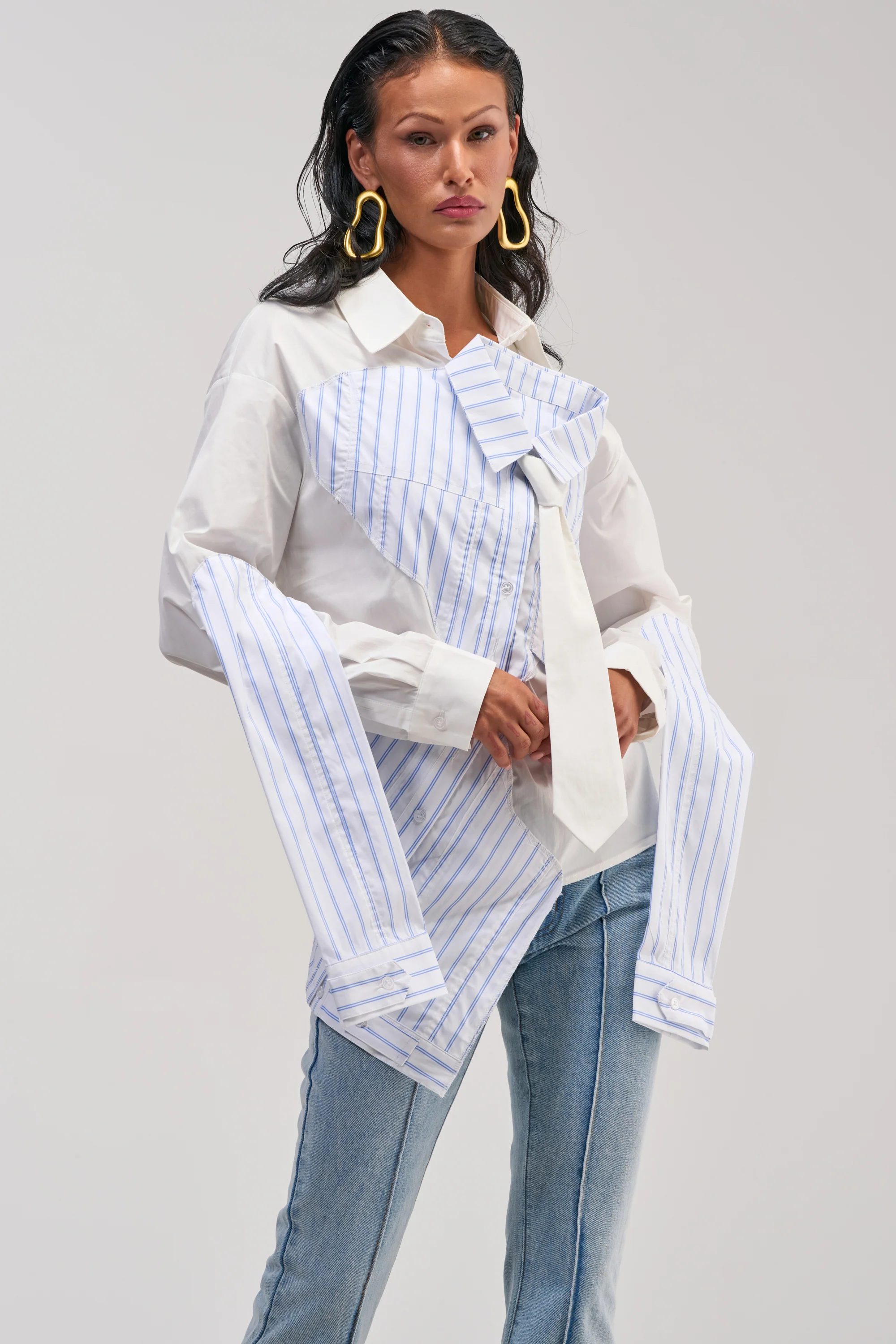 HOT MESS POPLIN BLOUSE - Akira Store
