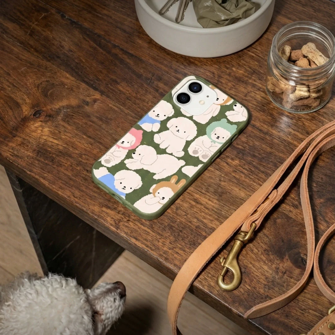 Forest Floor Cloud Poodles iPhone 17 Pro Max Case