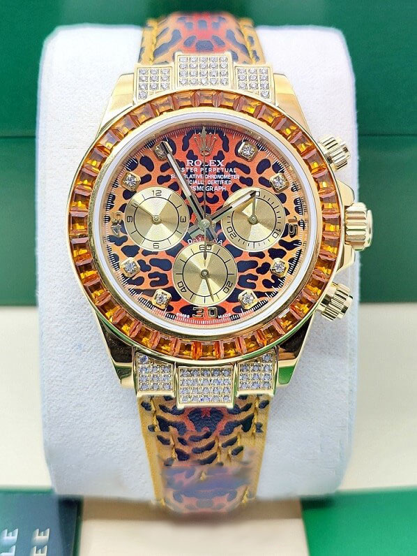 [Super Clone]Rolex Cosmograph Daytona Diamond Dial Men's Watch 116598SACO