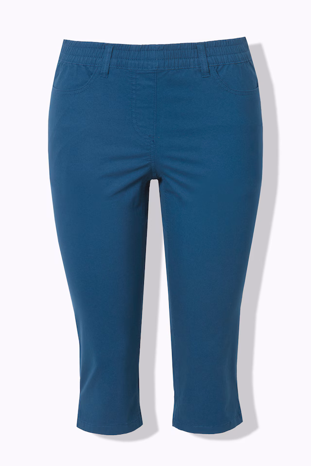 Eco Cotton Elastic Waist Capris