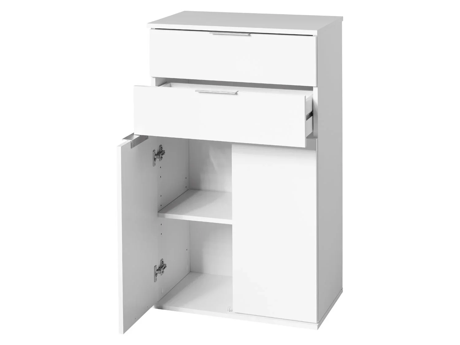 LIVARNO home Meuble bas Liverpool, 57,6 x 94,8 x 32,9 cm, blanc
