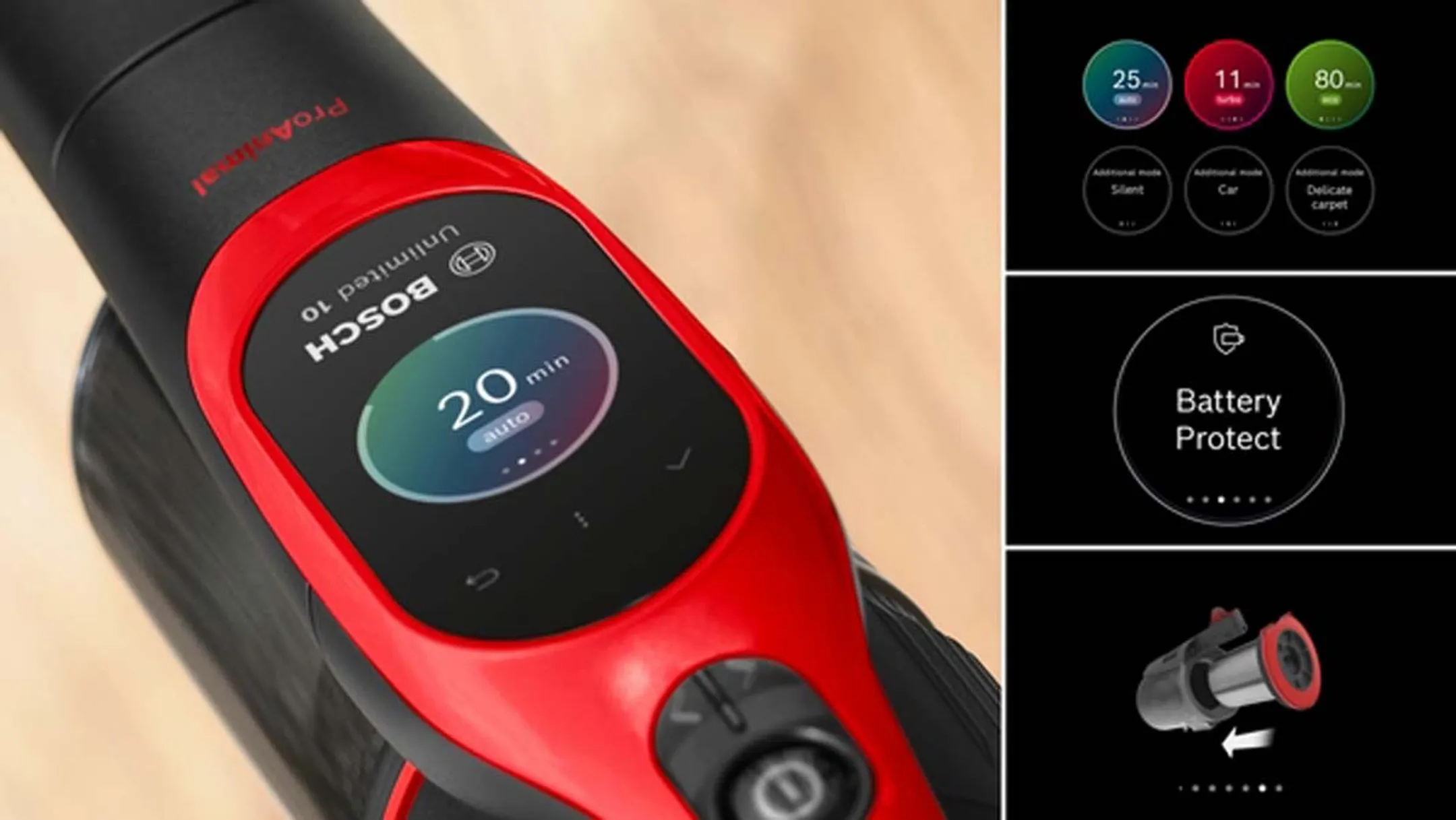 Bosch Steelstofzuiger BCS1041PET