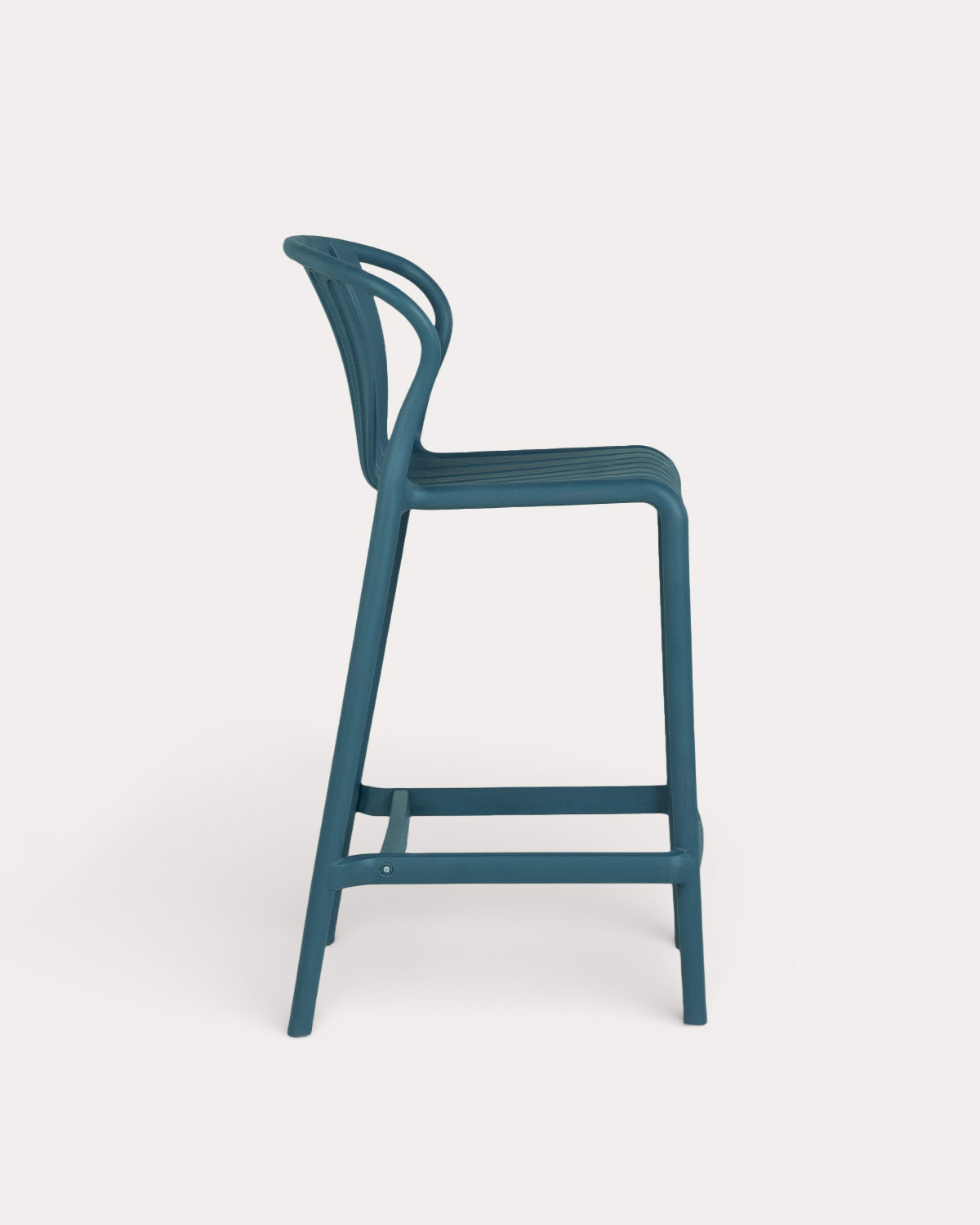 Baztan - Pack 4 Taburetes Altos de Exterior de Polipropileno (65 cm) Baztan