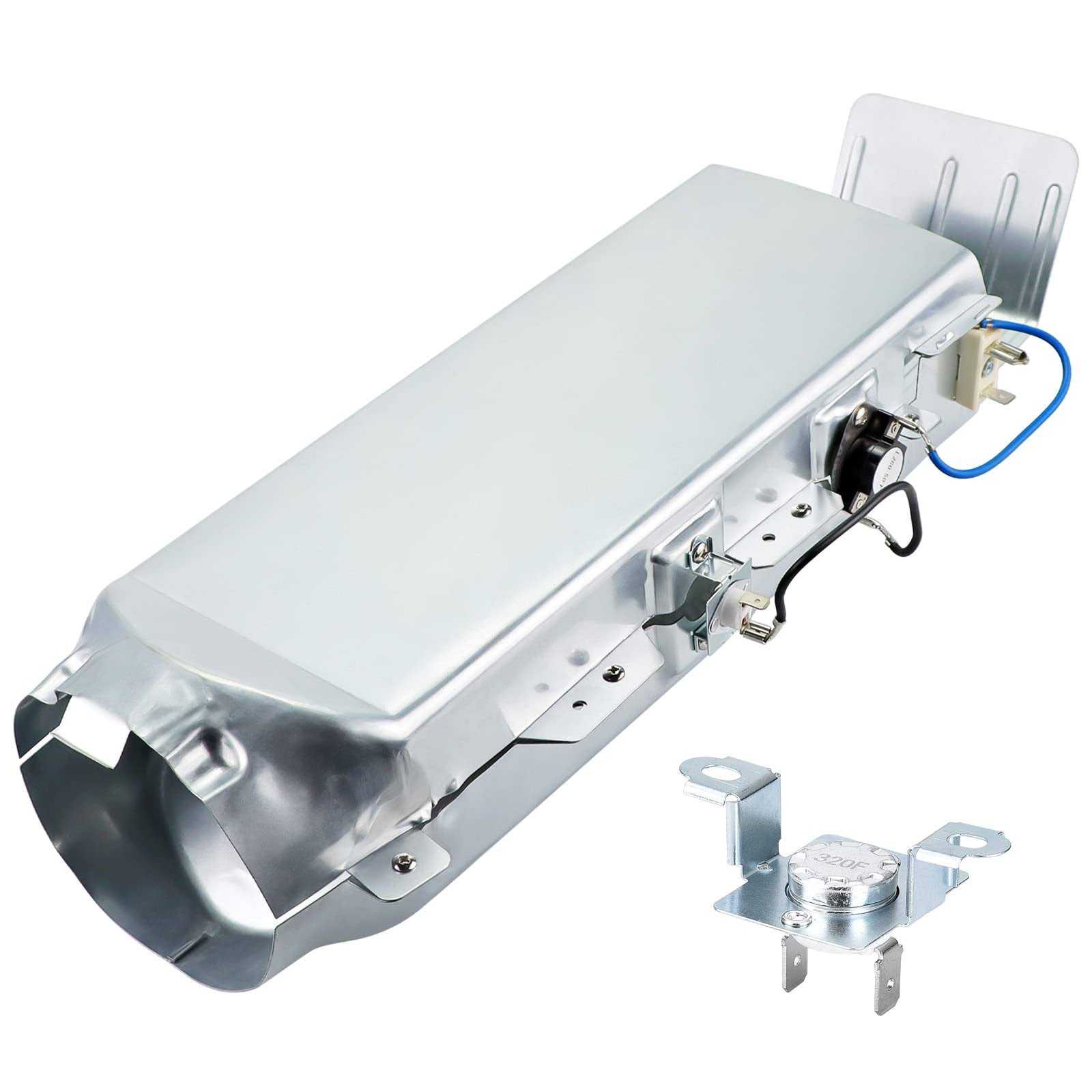 AMI Parts DC97-14486A Dryer Assembly Duct Heater with Dc96-00887a Dryer Thermal Fuse Bracket Replacement Part
