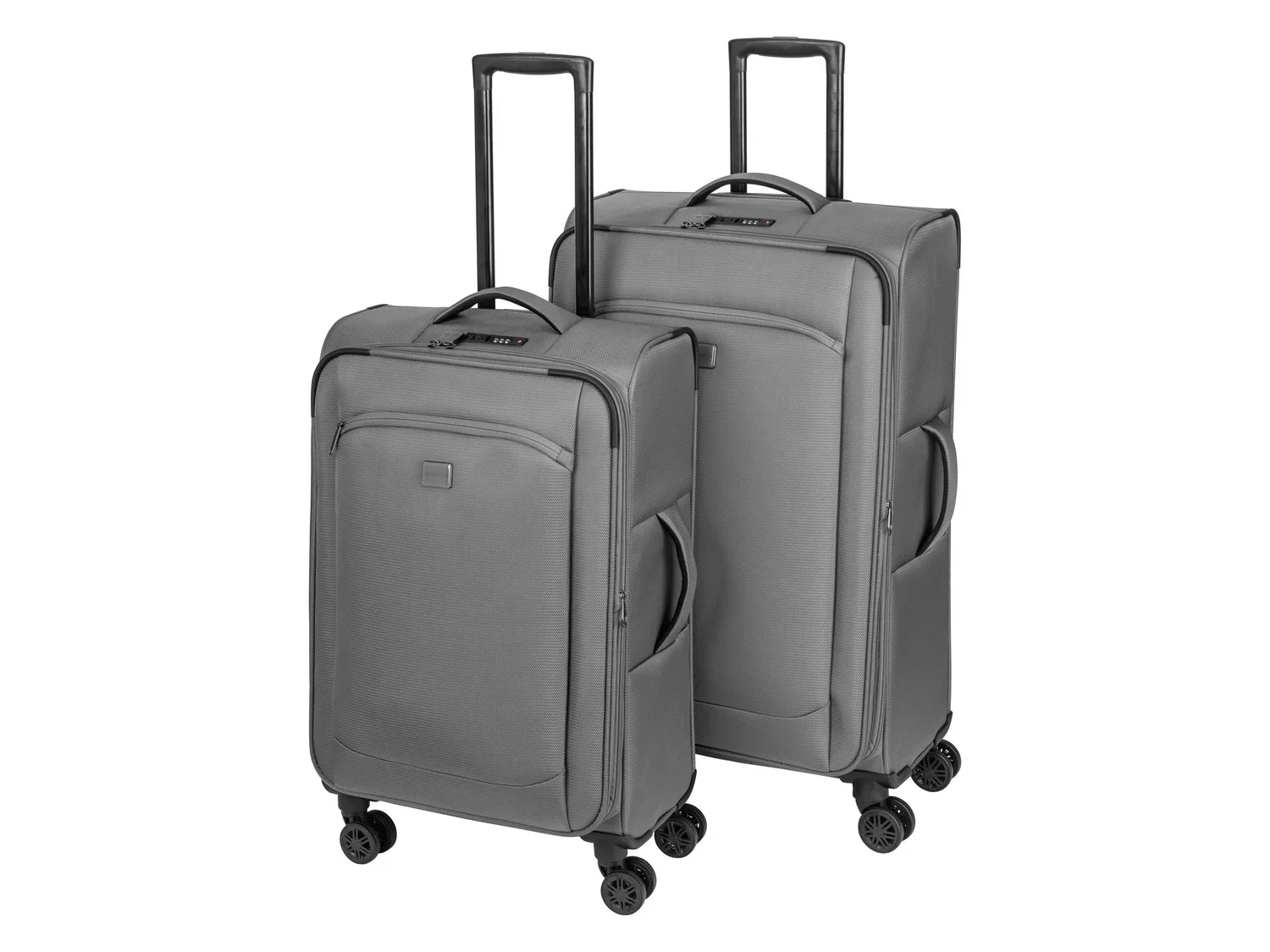 TOPMOVE Set de 2 valises  roulettes extensibles, 96-108 L et 62-69 L