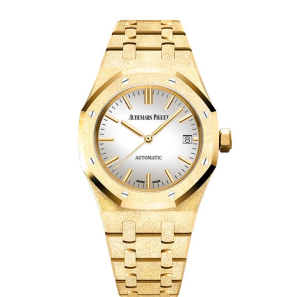 [Super Clone]Audemars Piguet Royal Oak Frosted Gold Selfwinding Ref. # 15454BA.GG.1259BA.02