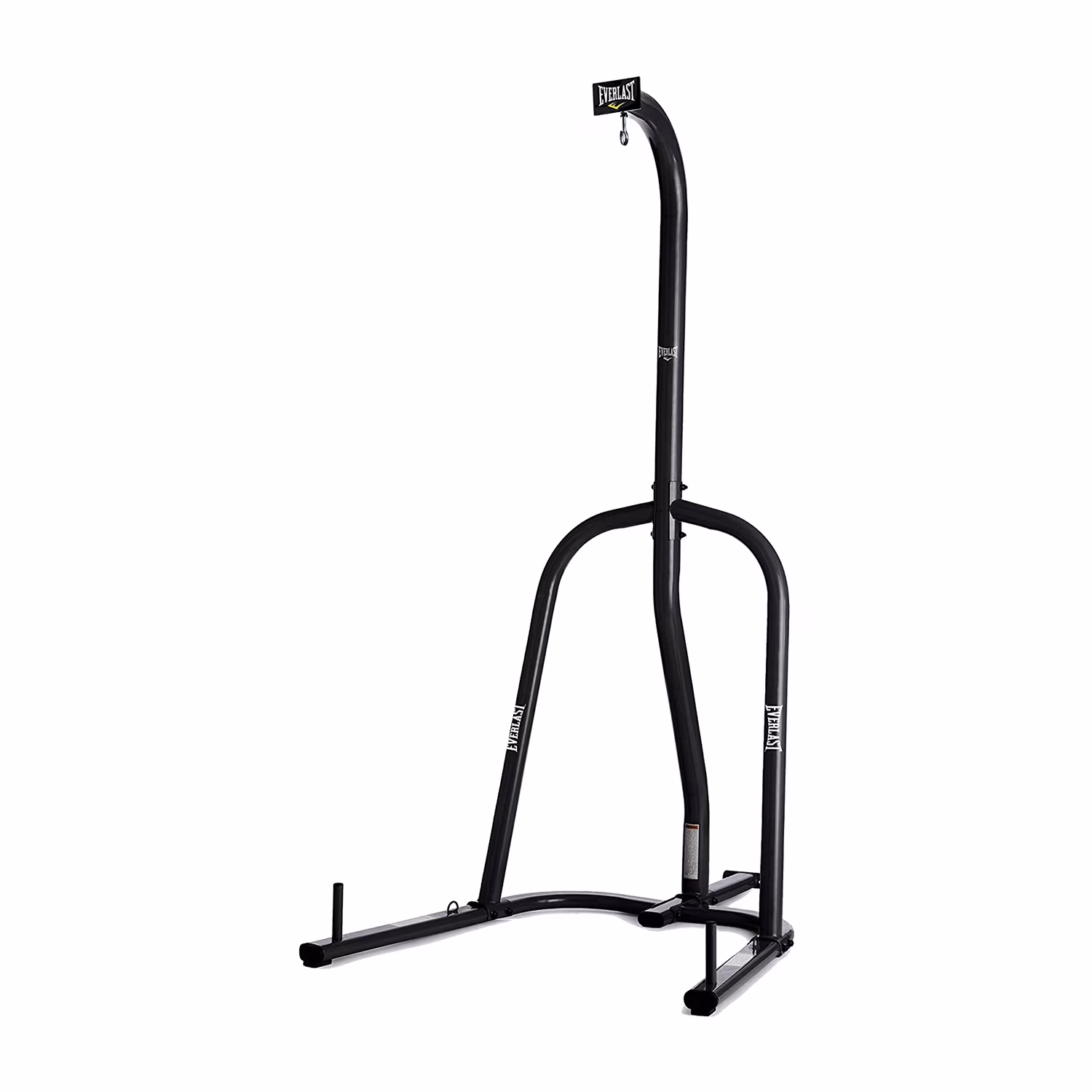 Single Station Heavy-Duty Punching Bag Stand, Powder-Coated Steel, 100 lb Capacity, Black(Black)