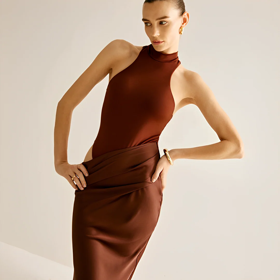 Shyanne - Robe Maxi Slim Tendance