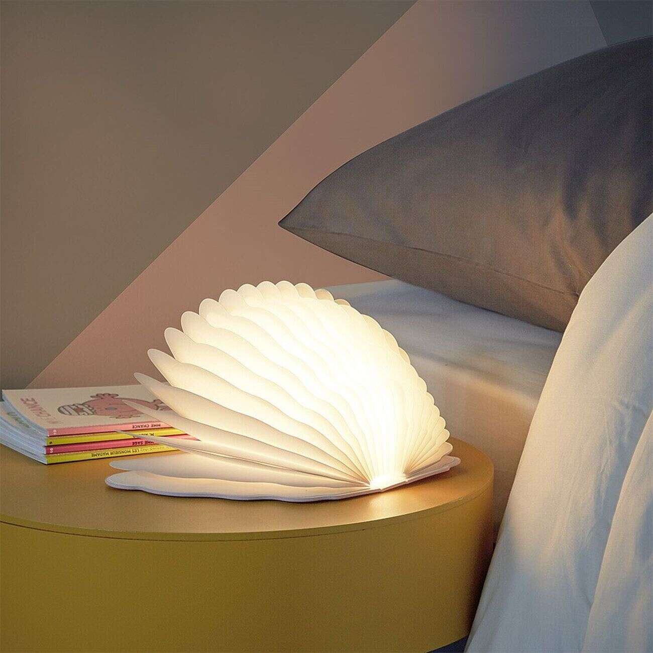 Lampe veilleuse forme livre dépliant