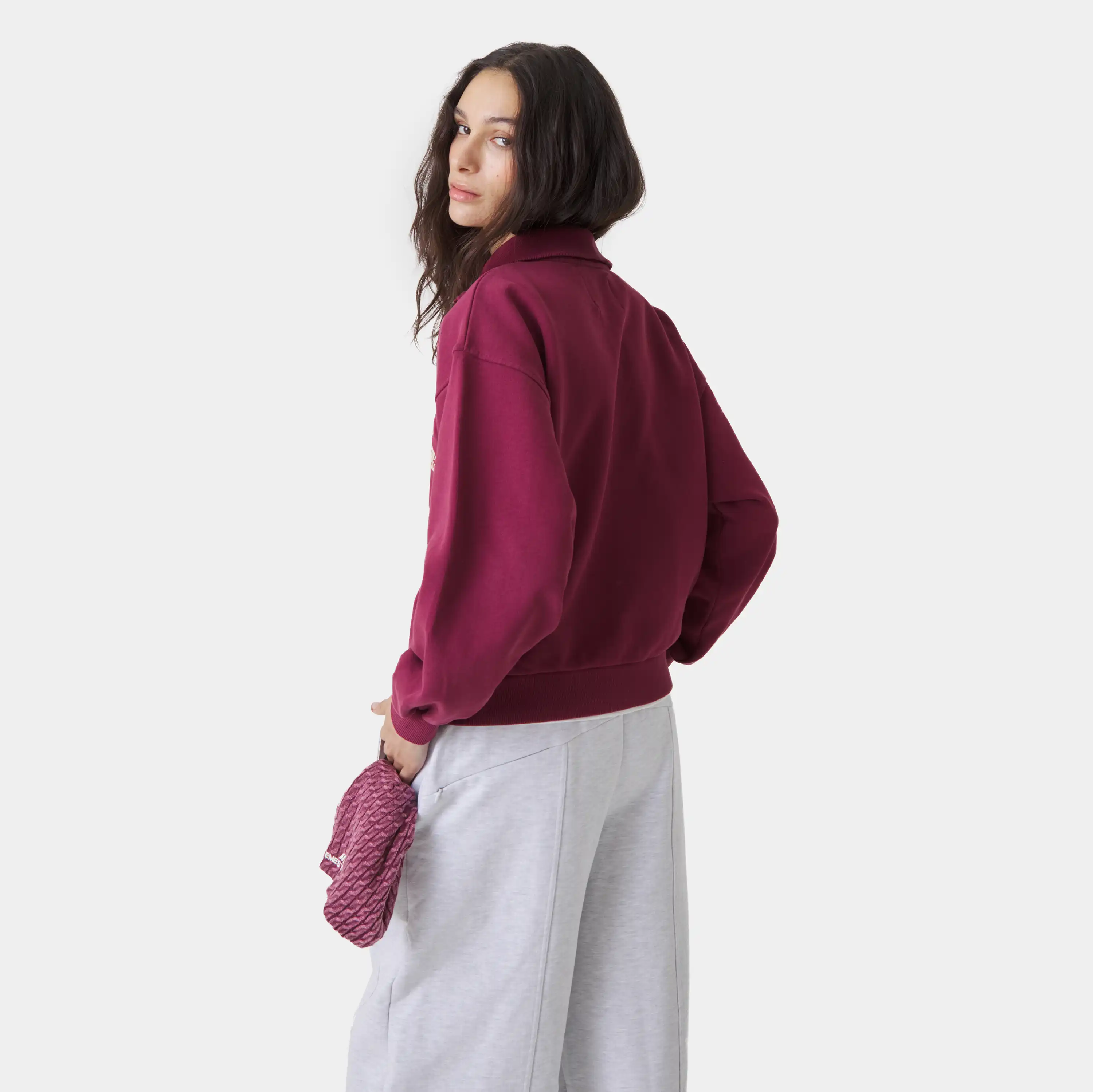 Peak Burgundy Half Zip