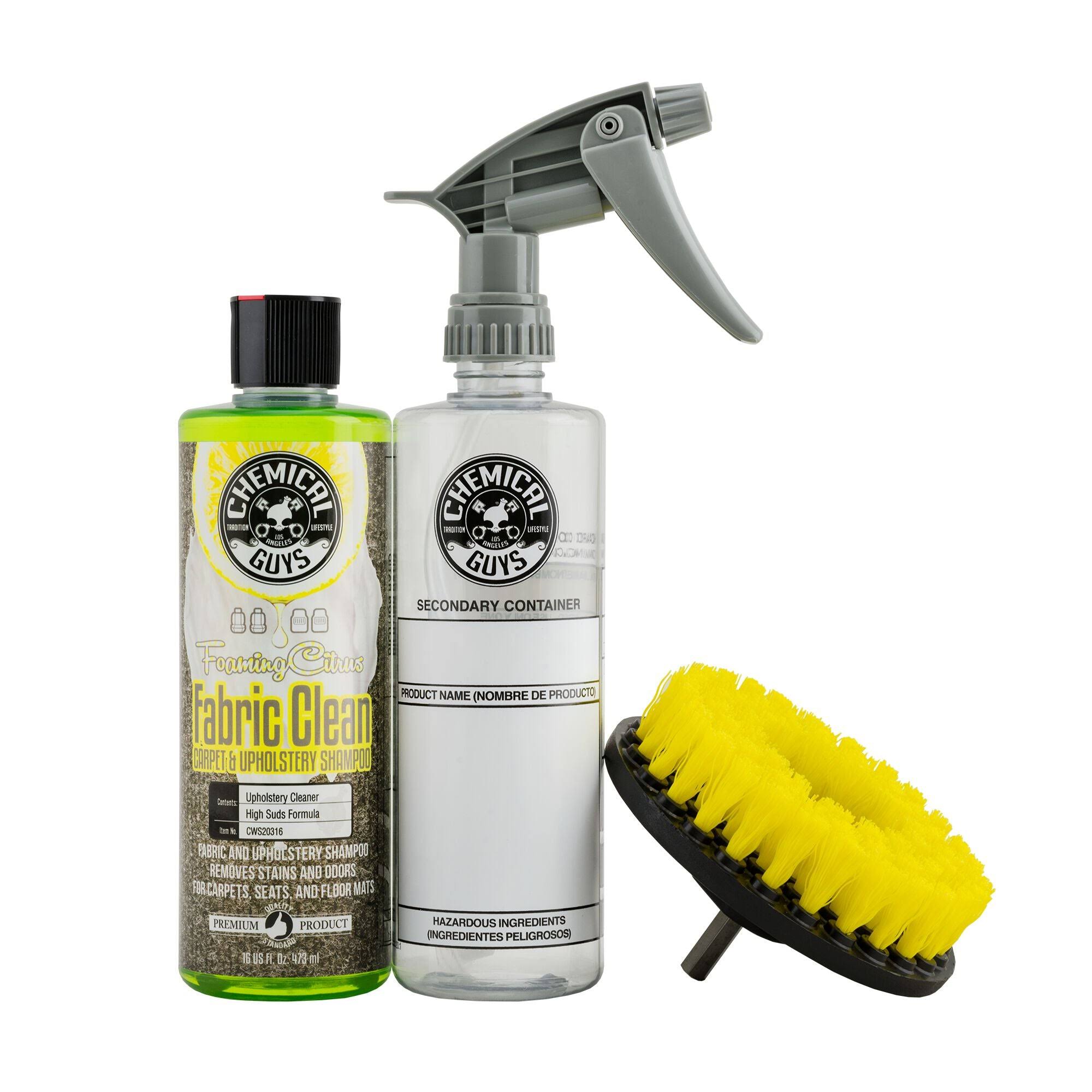 Chemical Guys HOL315 Carpet and Upholstery Cleaning Kit 16 fl oz 3 Items