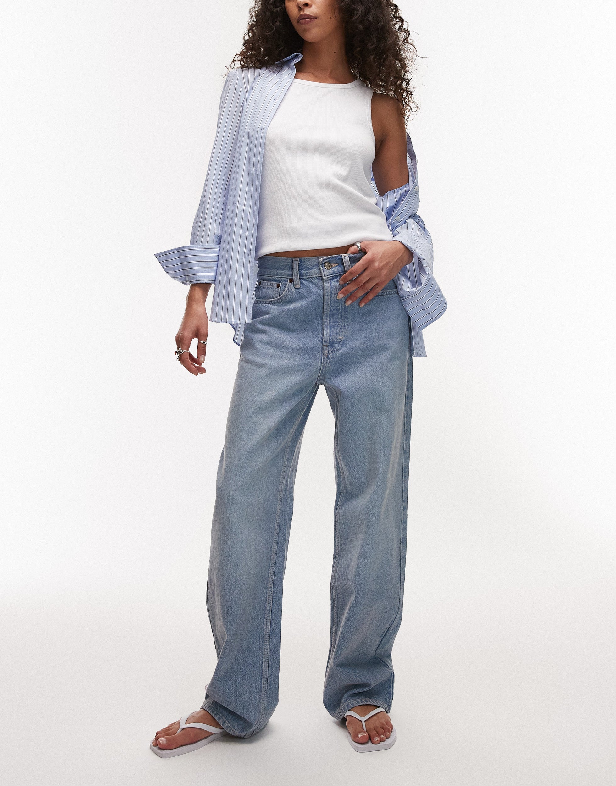 VERO MODA® TOPSHOP Mid rise Loose Fit Jeans
