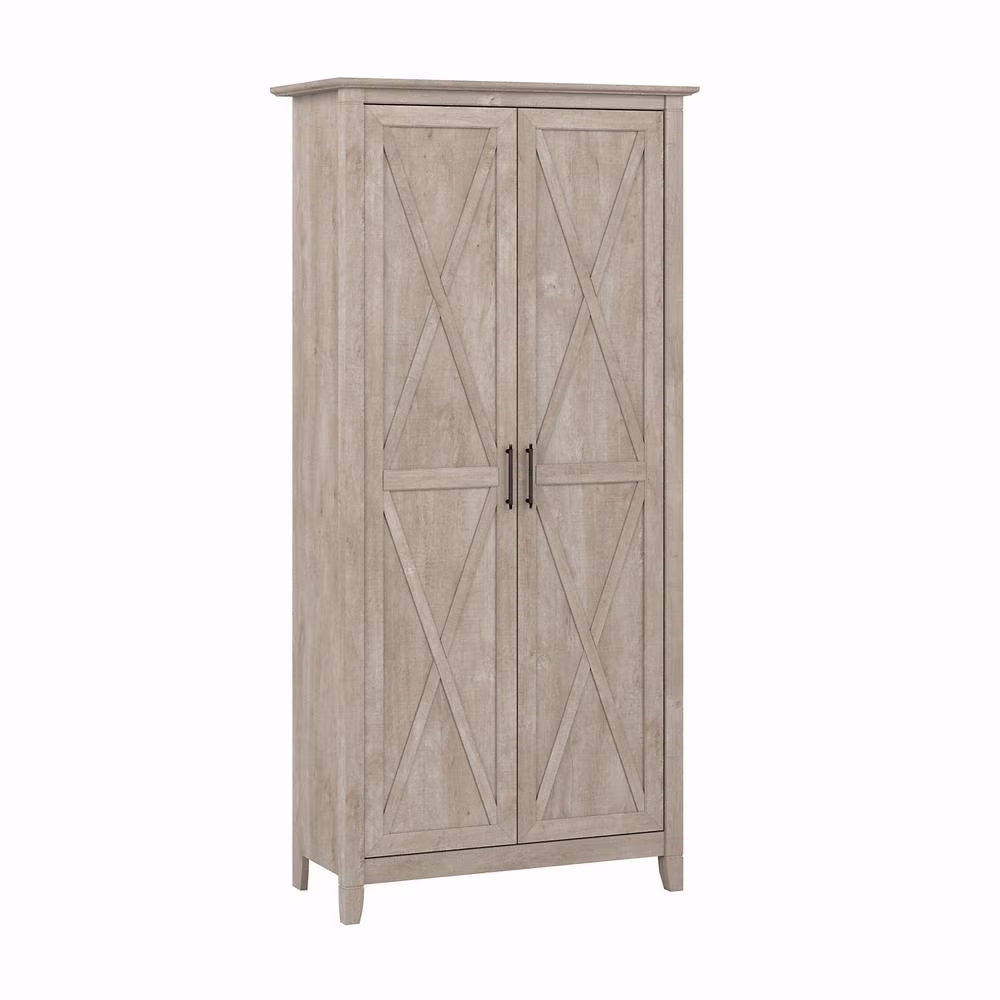 Key West Tall Bathroom Storage Cabinet with Doors, Bing Cherry(Bing Cherry) - Image 7