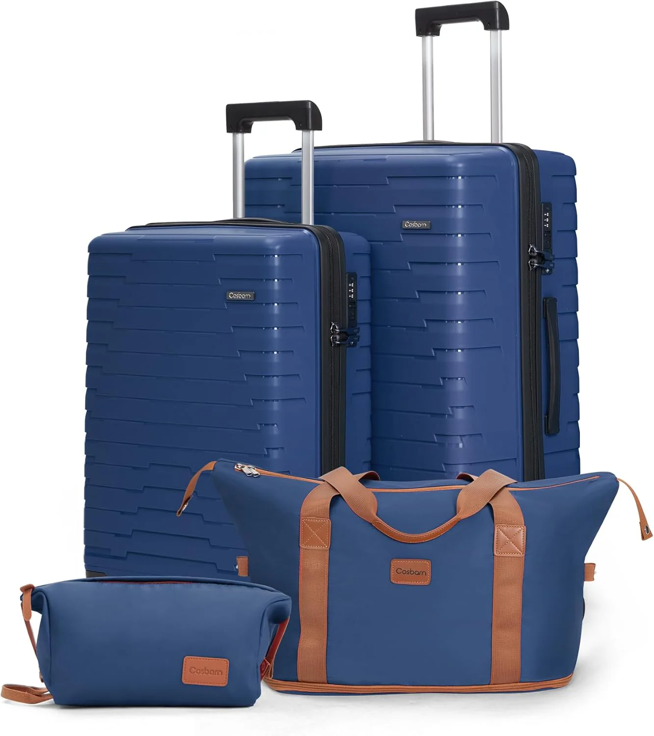 Ensemble de 5 valises à roulettes, valise rigide en ABS avec roulettes multidirectionnelles