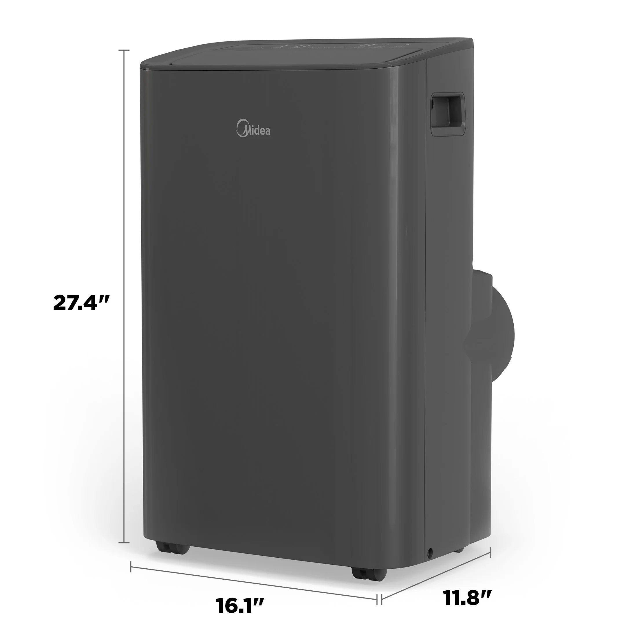 8,000 BTU, 115V, Smart Portable Air Conditioner, 250 Sq.Ft. MAP08S1XWGR-T, Gray, New - Image 7