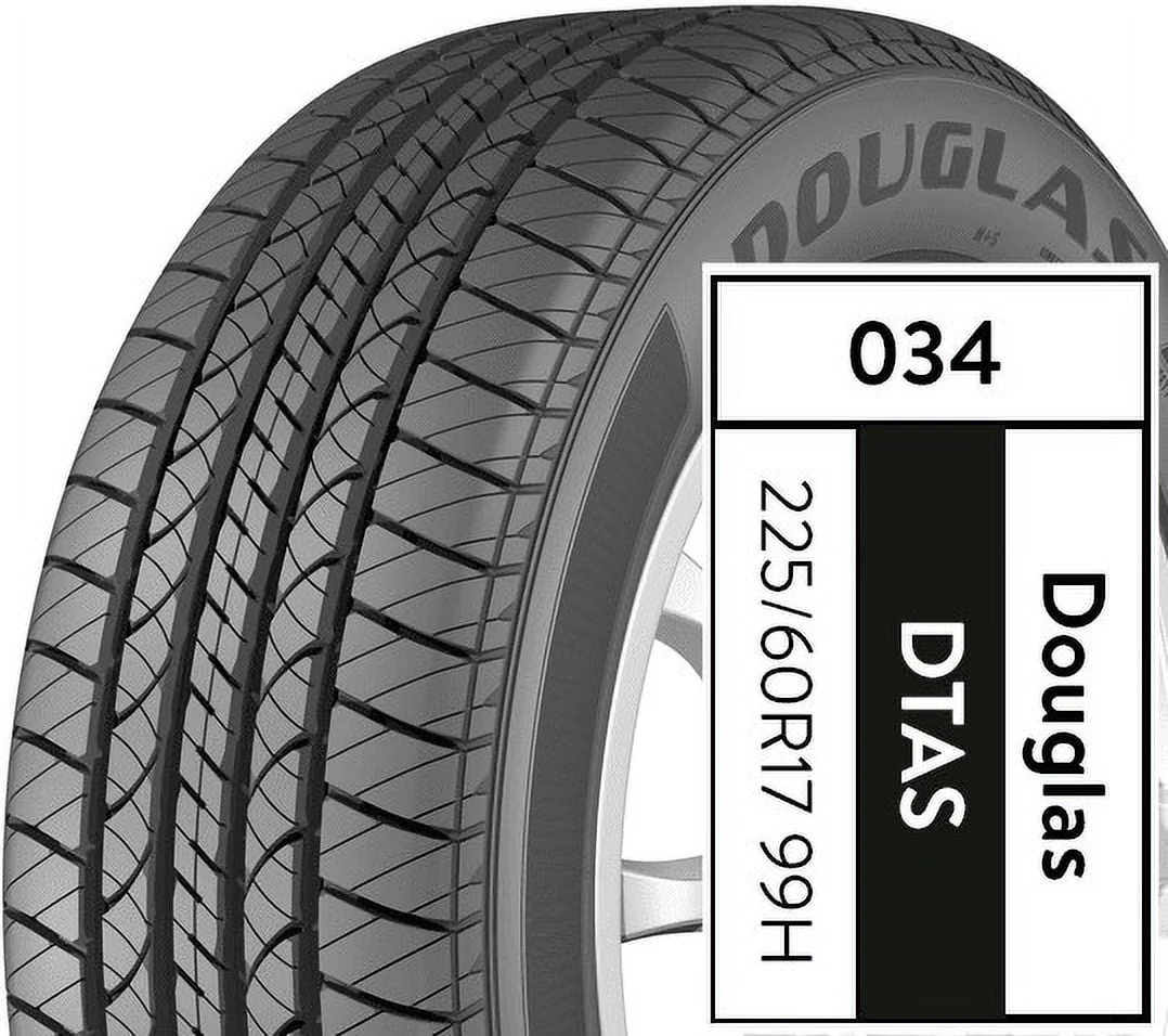 Douglas Touring A/S 225/60R17 99H All - Season Tire