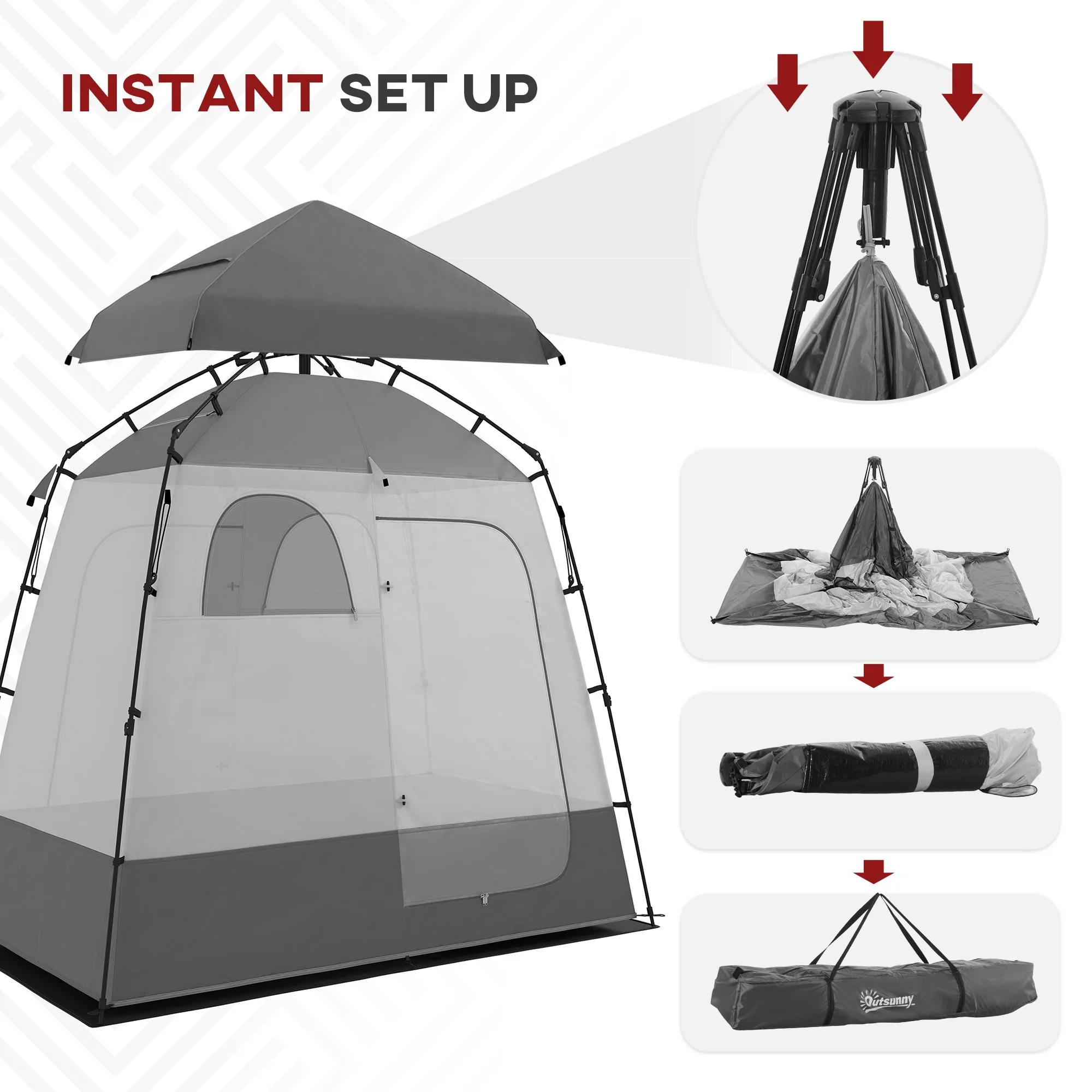 Pop Up Shower Tent ( Amazon Shipping)��Prohibited by WalMart�� - Image 4