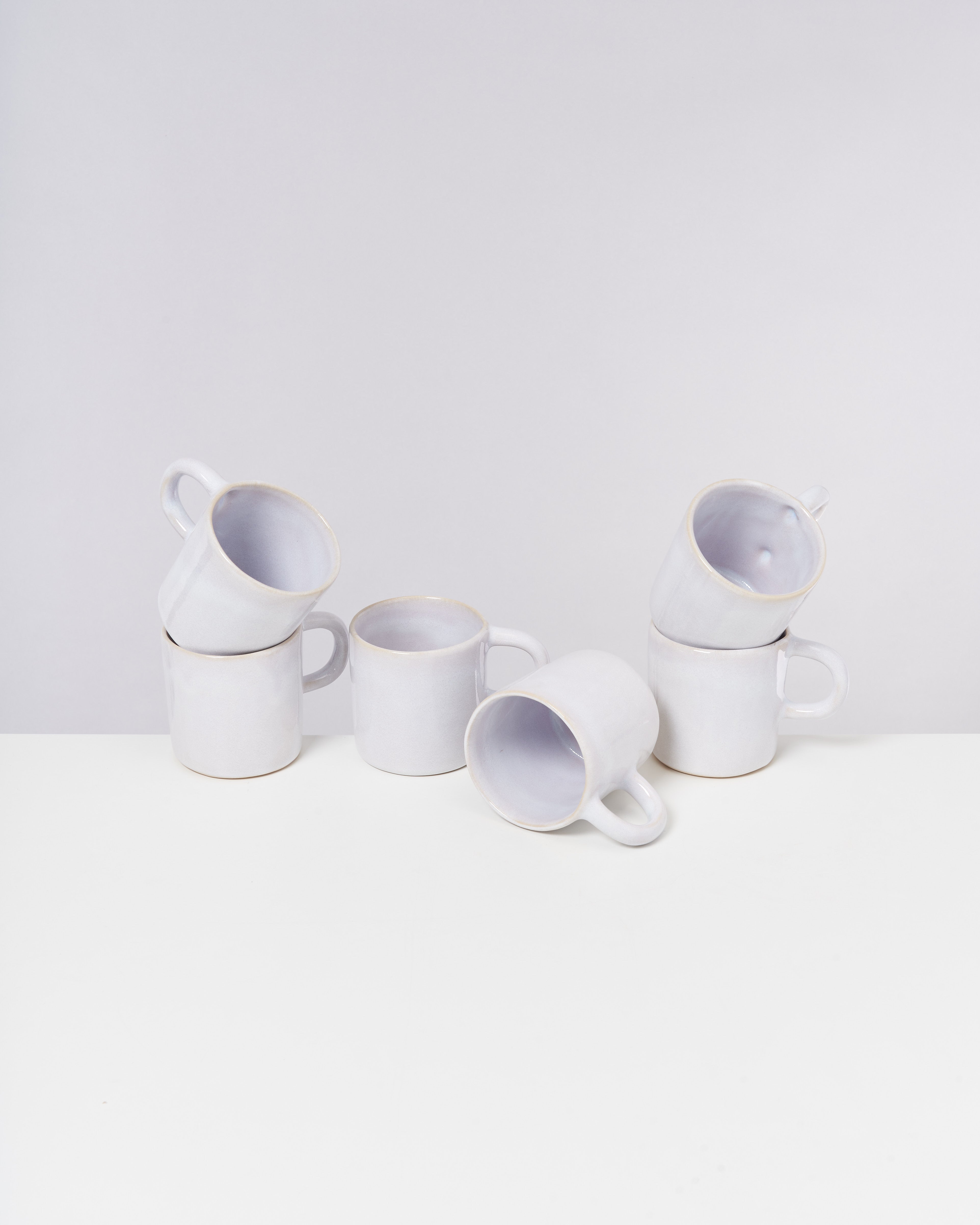 CORDOAMA - LARGE MUG CLASSIC WHITE SET OF 6