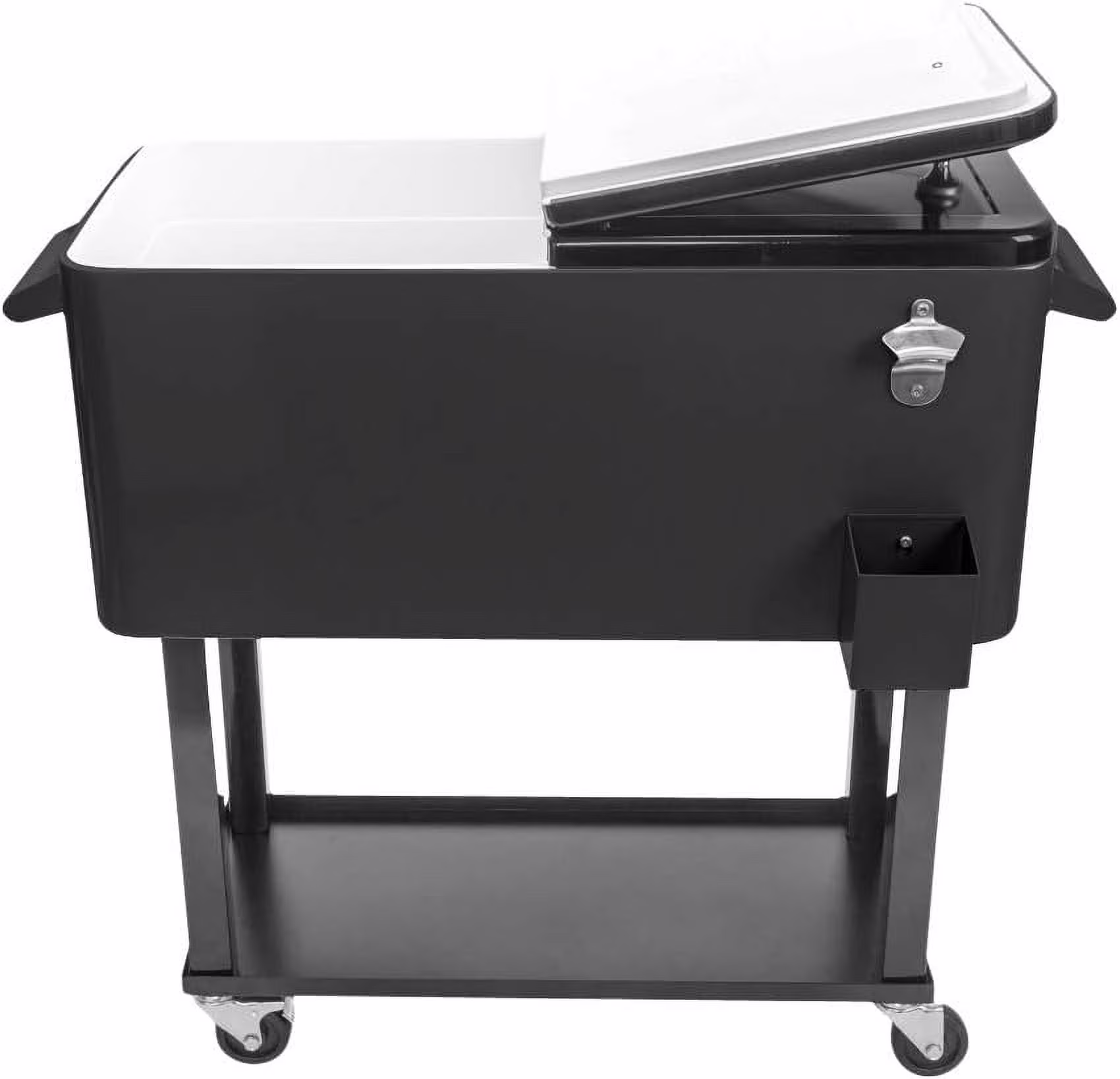 80 Quart Ice Chest Water Cooler with Bottle Opener, Milk White(Milk White) - Image 3