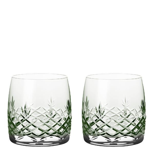 Crispy Aqua vannglass 23 cl 2 stk emerald