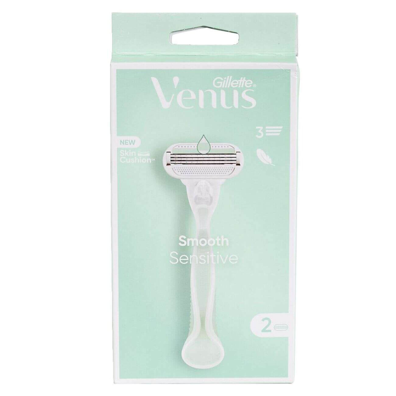 Rasoir jetable Femme Venus Gillette® + 2 lames peaux sensibles