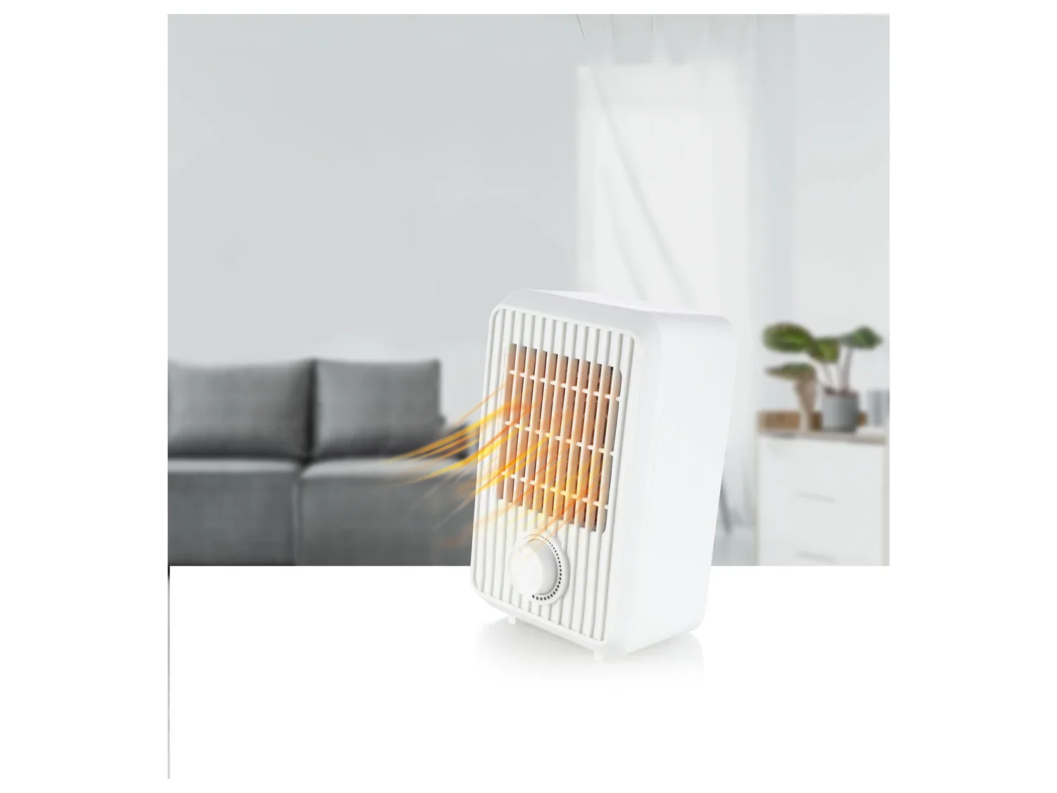 SILVERCREST Radiateur de table soufflant STHL 600 A1, 600 W