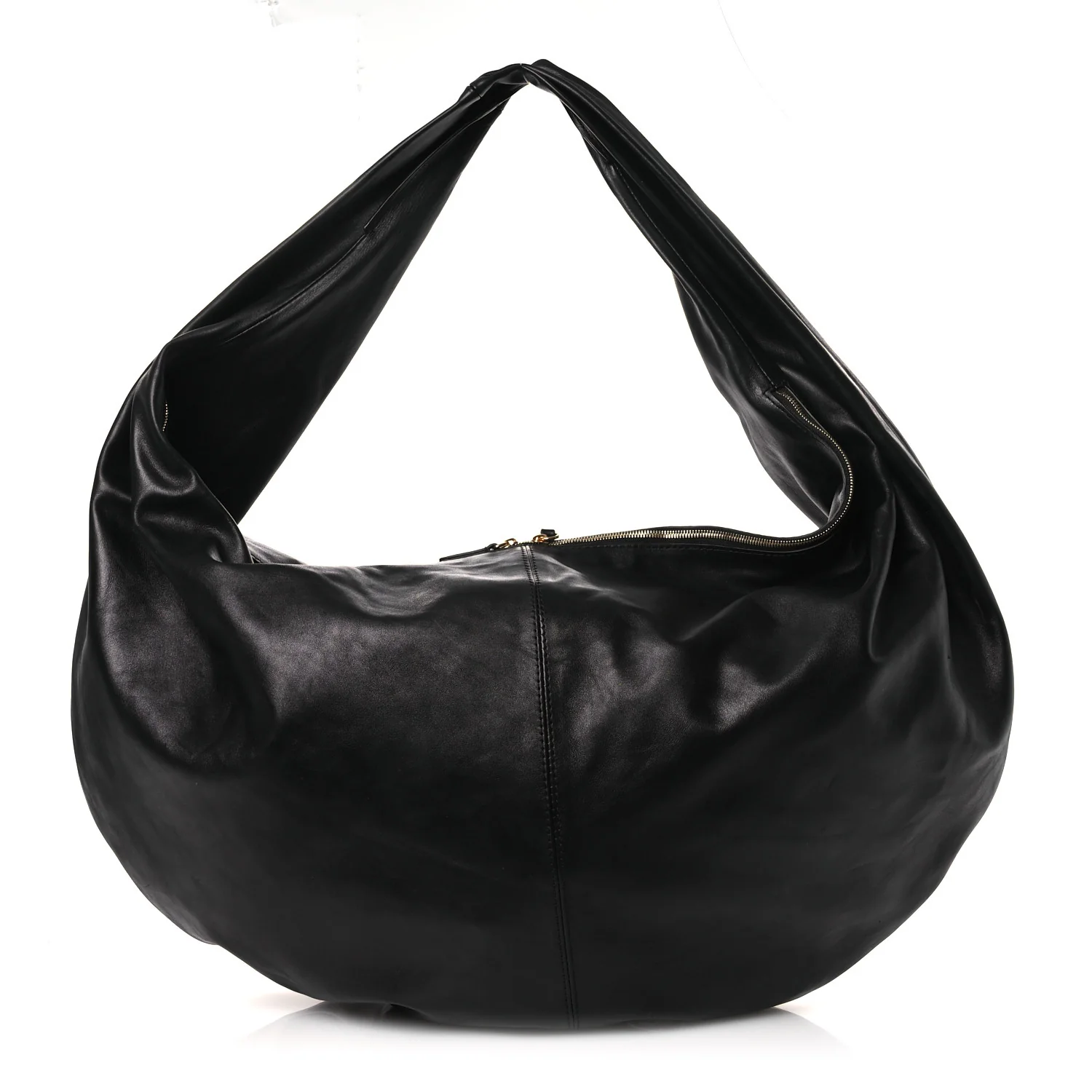 Vintage Calfskin Extra Large Olivia Hobo Black