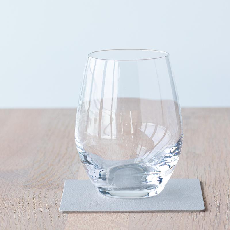 Square Nupo glassbrikke 10x10 cm oyster white