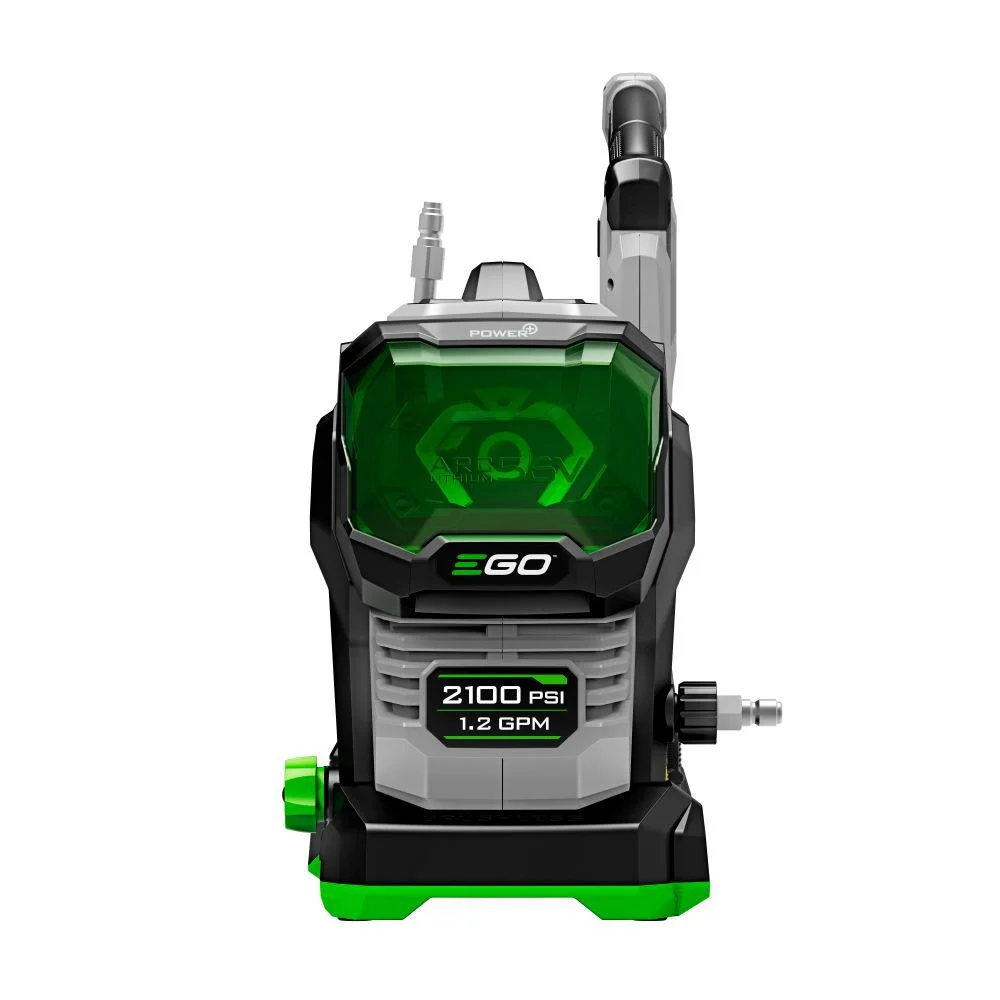 Ego Power+ 2100 Psi 1.2 Gpm Battery Powered Cold Water Pressure Washer with 4 Spray Nozzles 6.0ah Kit