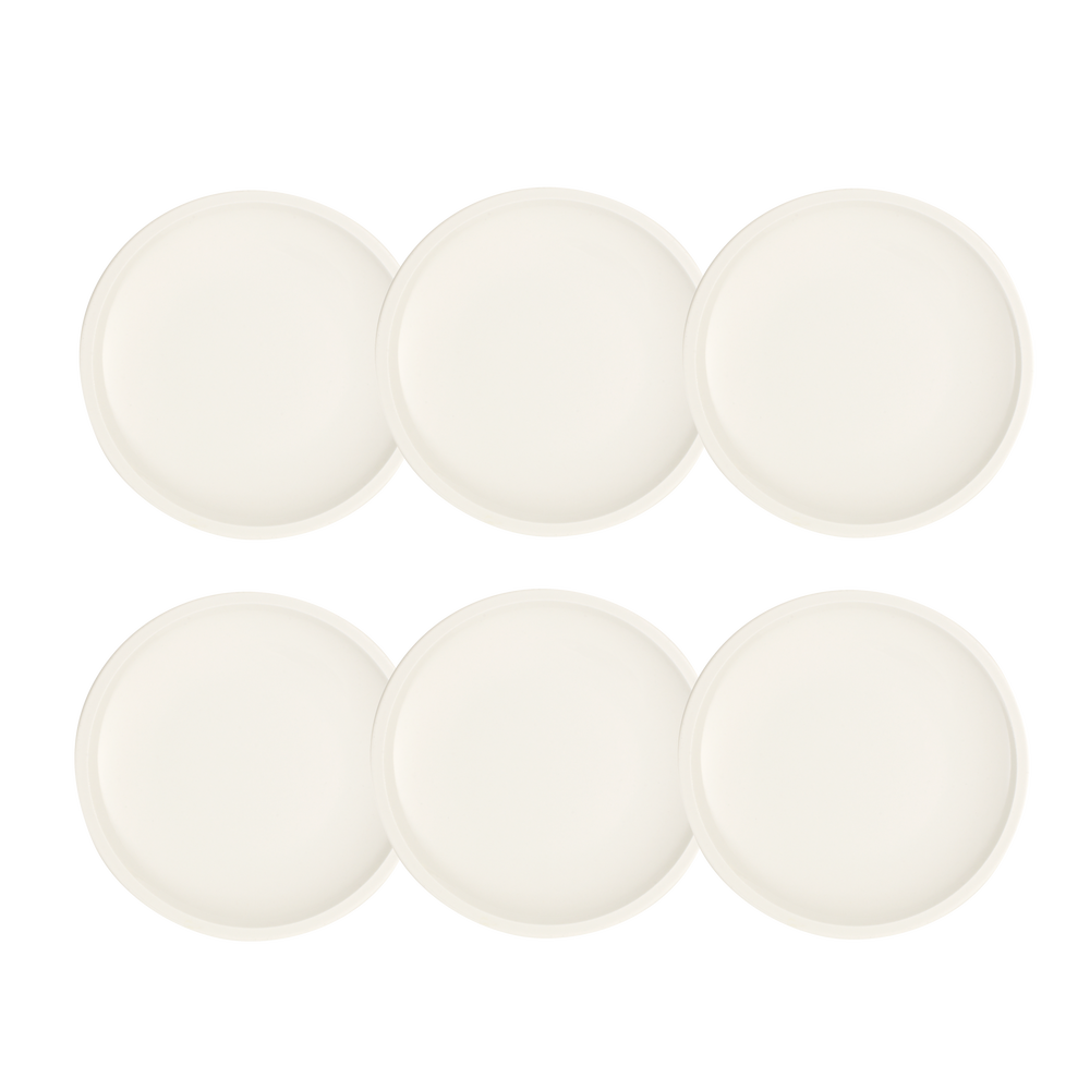 Artesano Appetizer/ Bread Plate - White, 6.3'', Premium Porcelain