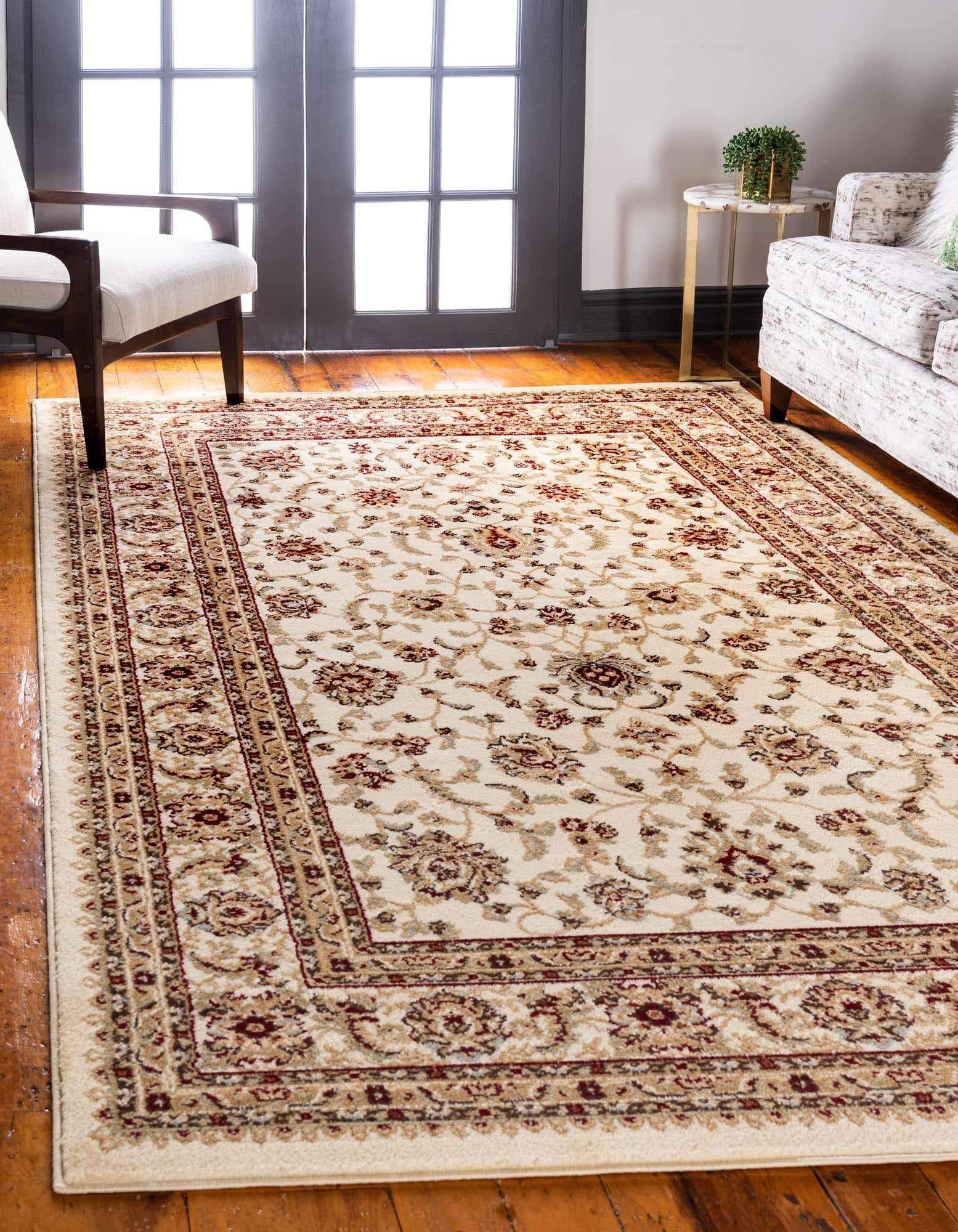 Unique Loom Voyage St. Louis Ivory 10' 6 x 16' 5 Area Rug