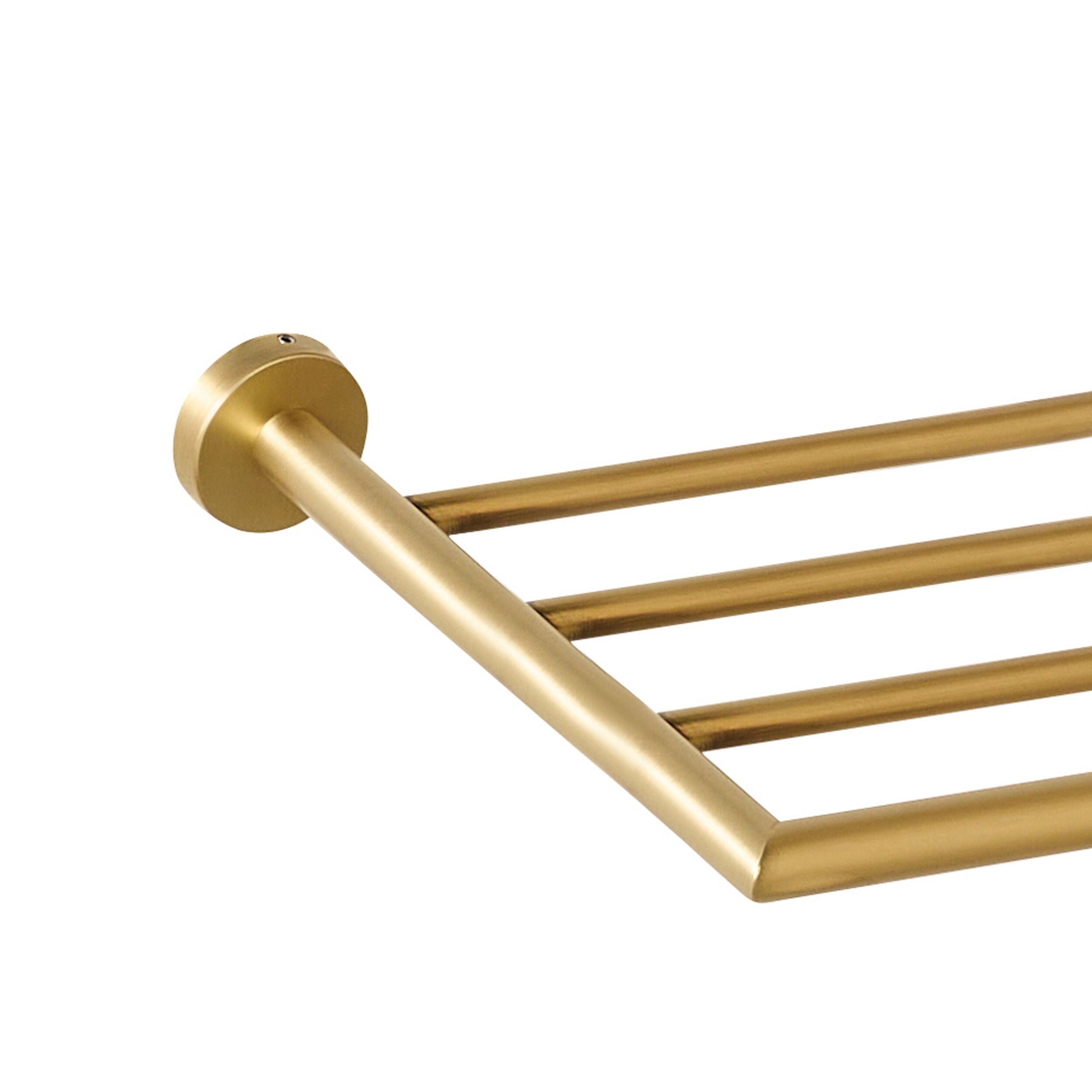 Harper Towel Rack 60cm Brushed Brass