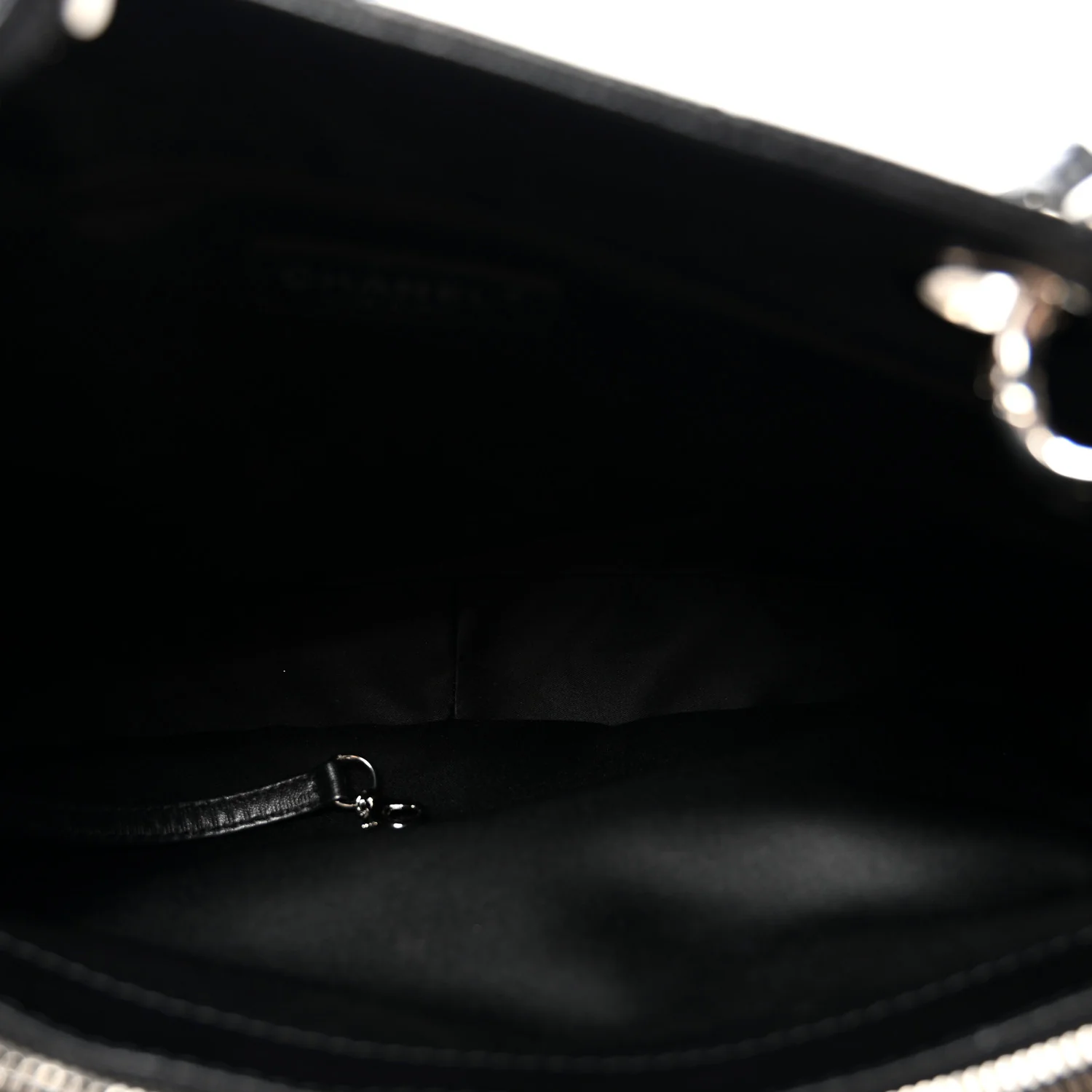 Caviar Quilted Grand Shopping Tote GST Black