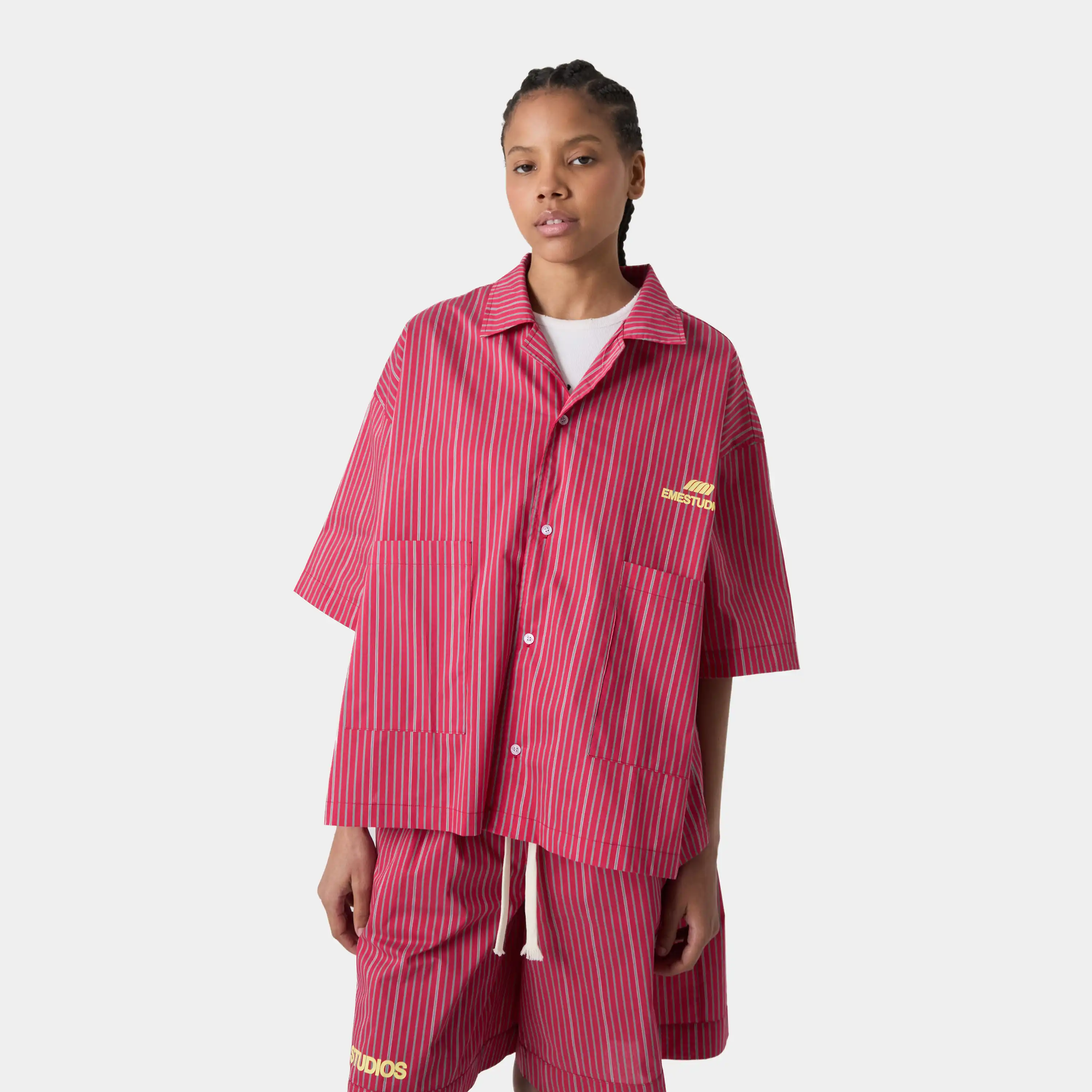 Pyjama Boxy Top Red