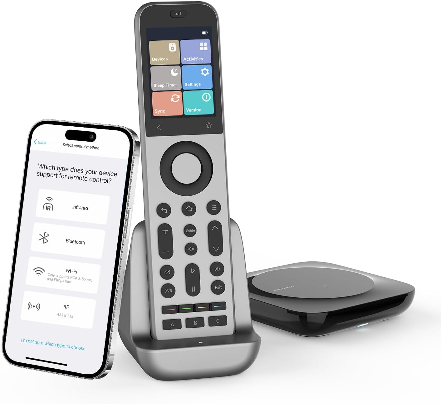 SofaBaton X2 Universal Remote Control with Touch Screen and Hub  All-in-One Smart Remote with Charging Dock & Custom APP  One-Touch Activities  Works with Alexa  Google Assistant & Home Assistant