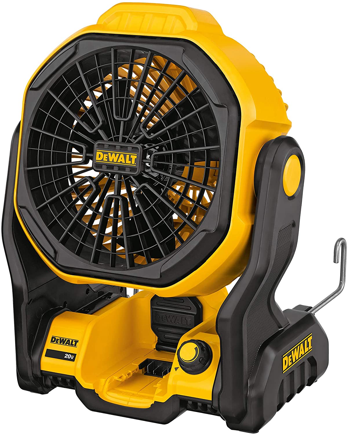 Ventilateur sans fil DEWALT 20V MAX pour chantier, 11 pouces, outil seul (DCE511B)