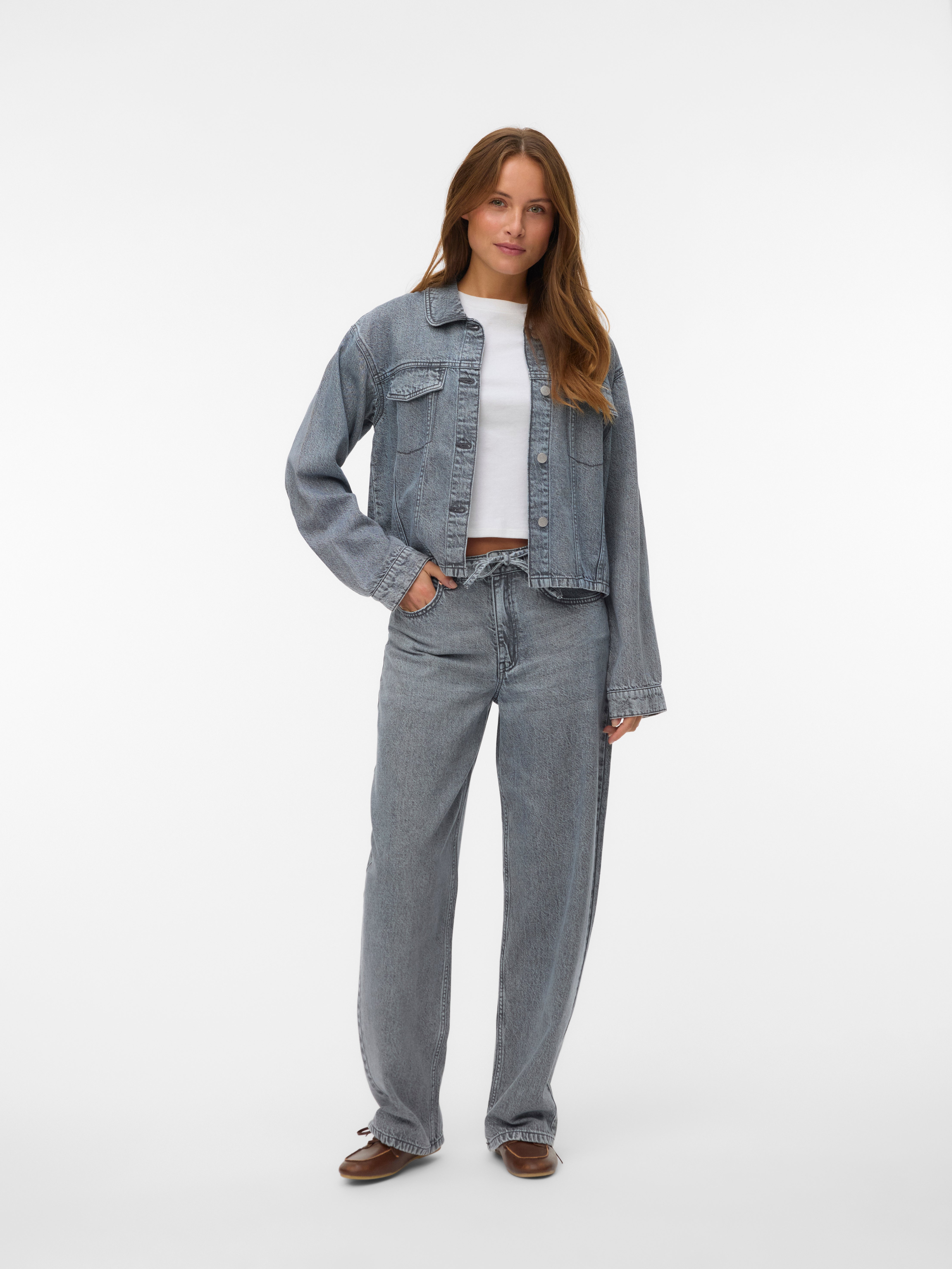 VERO MODA® VMESTELLE High rise Barrel Fit Jeans