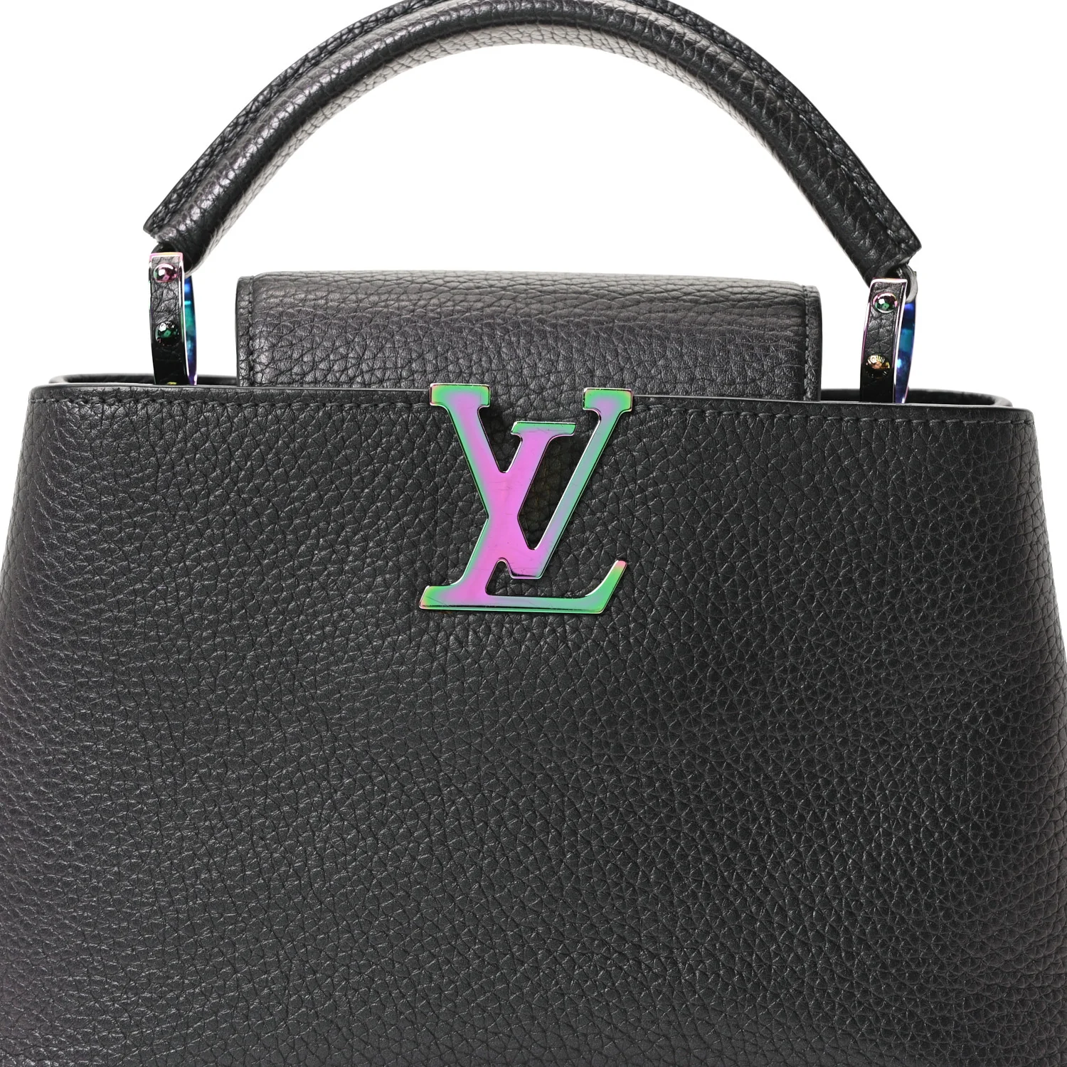 Taurillon Capucines BB Scarabeo Iridescent Black