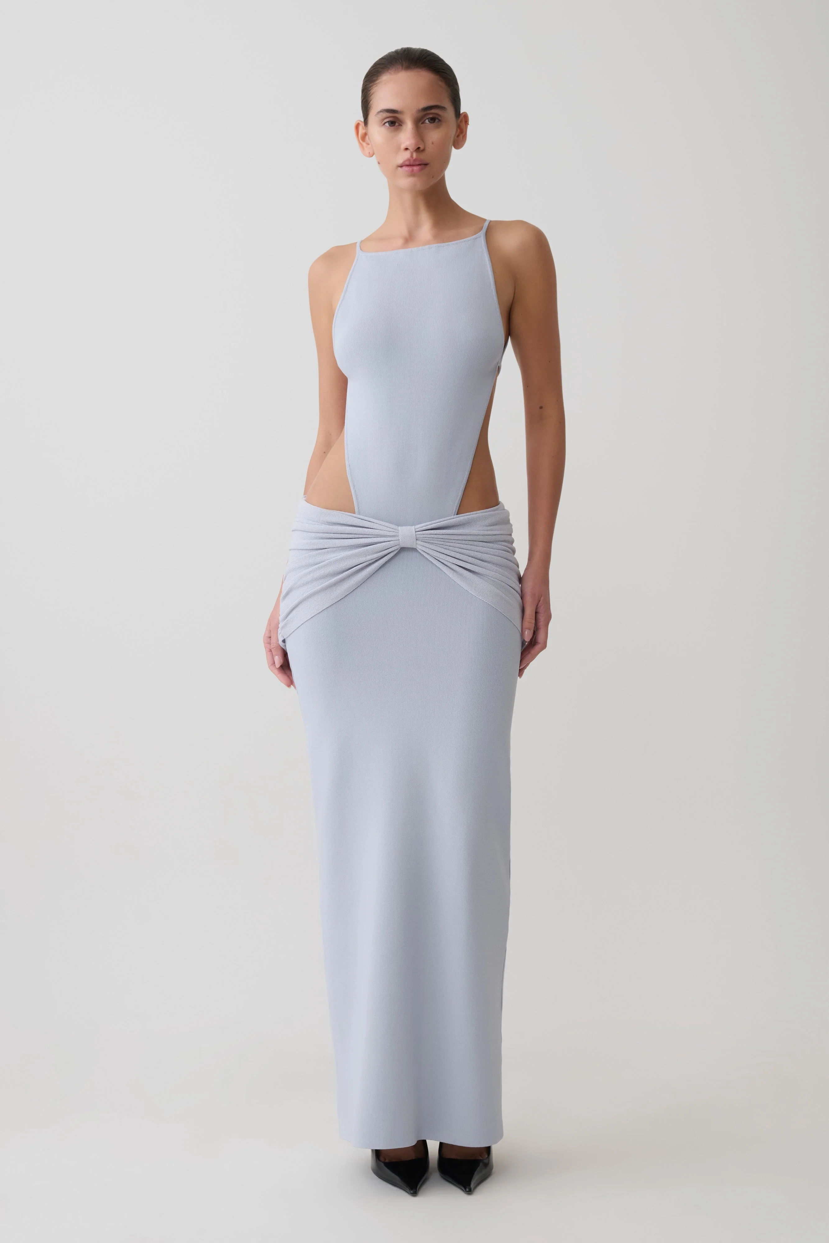 Nathaelie Sleeveless Maxi Dress - Sky Blue