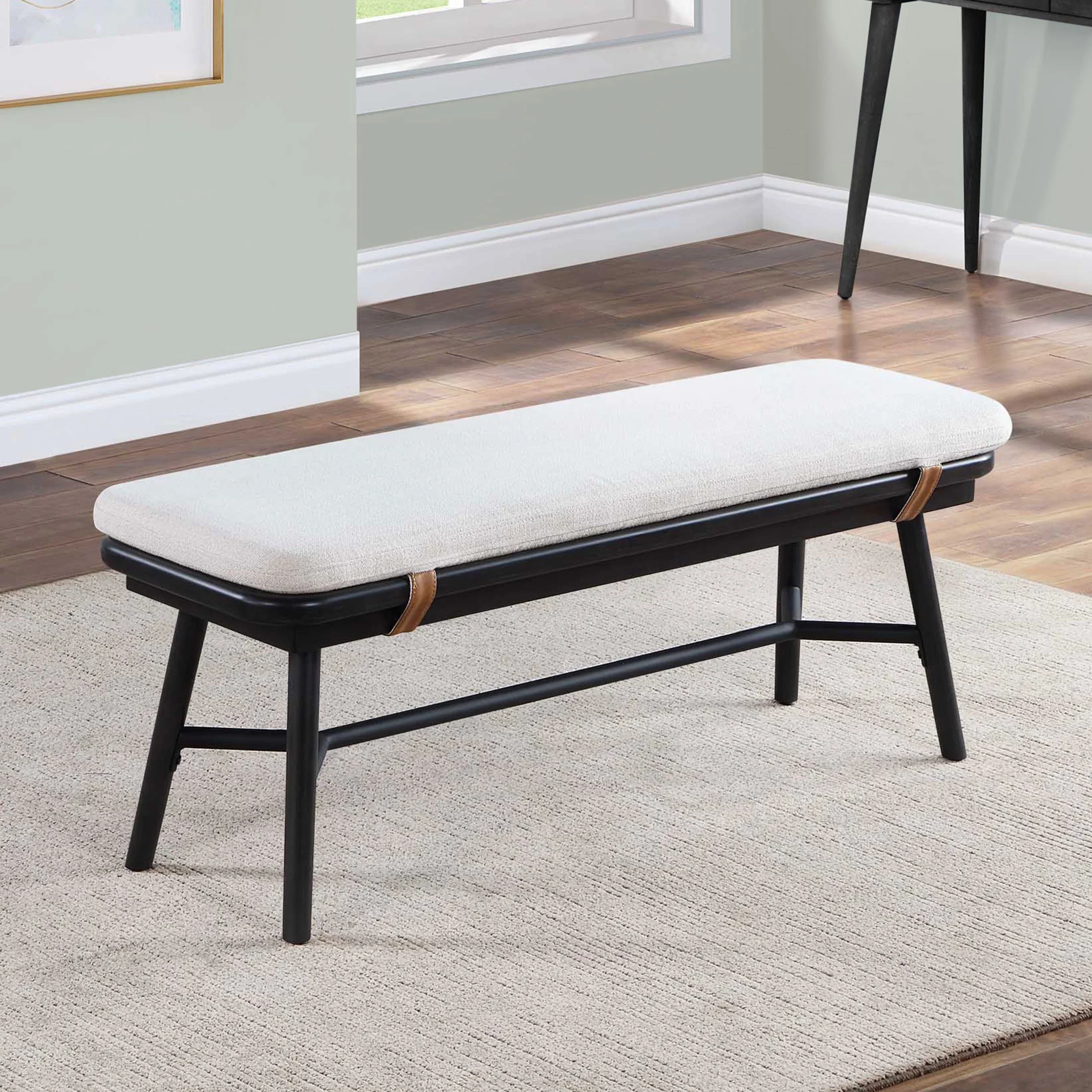 Better Homes & Gardens Springwood Dining Bench, Natural Finish