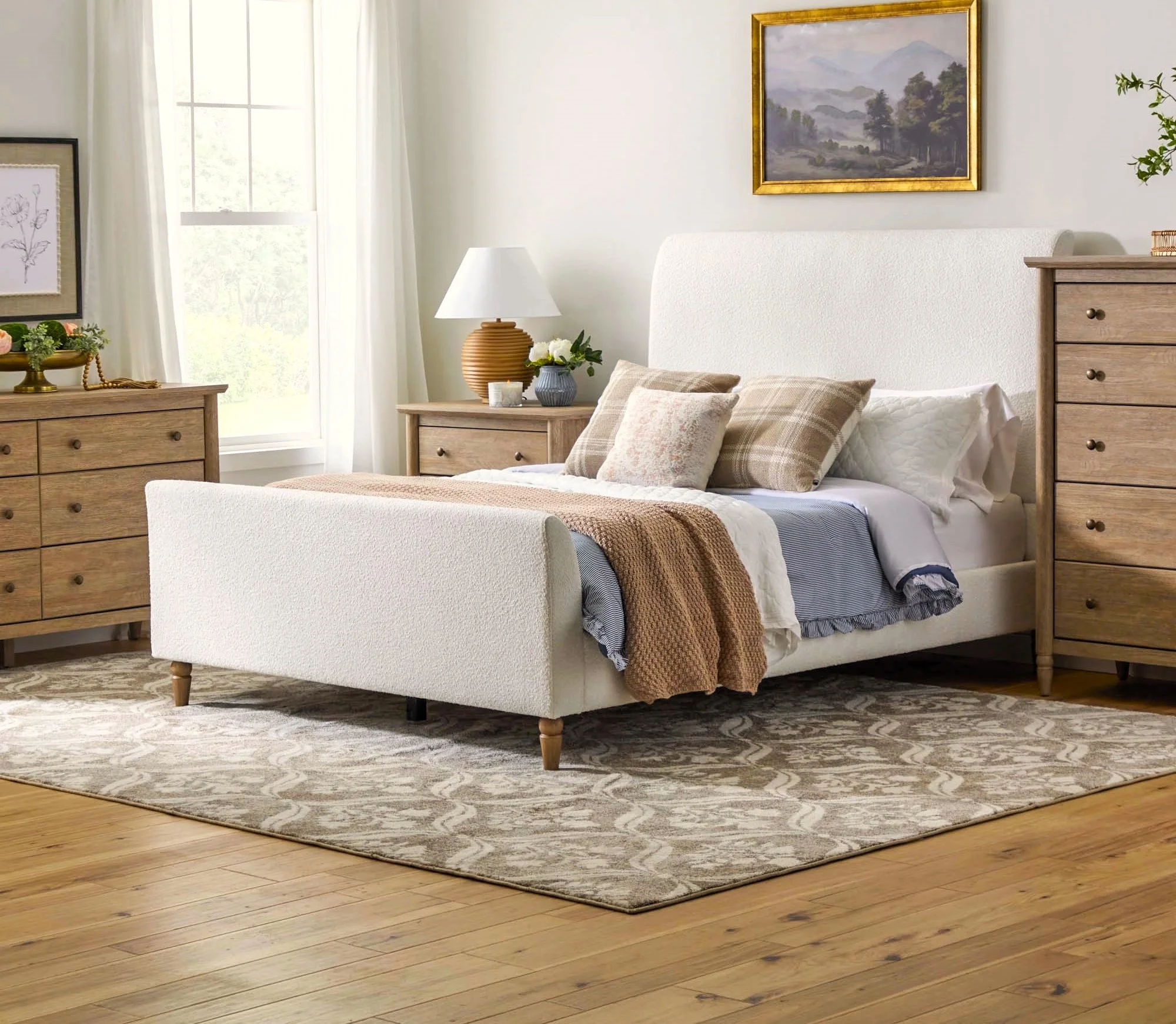 Monroe 6-Drawer Dresser, Brushed Oak Finish - Image 9