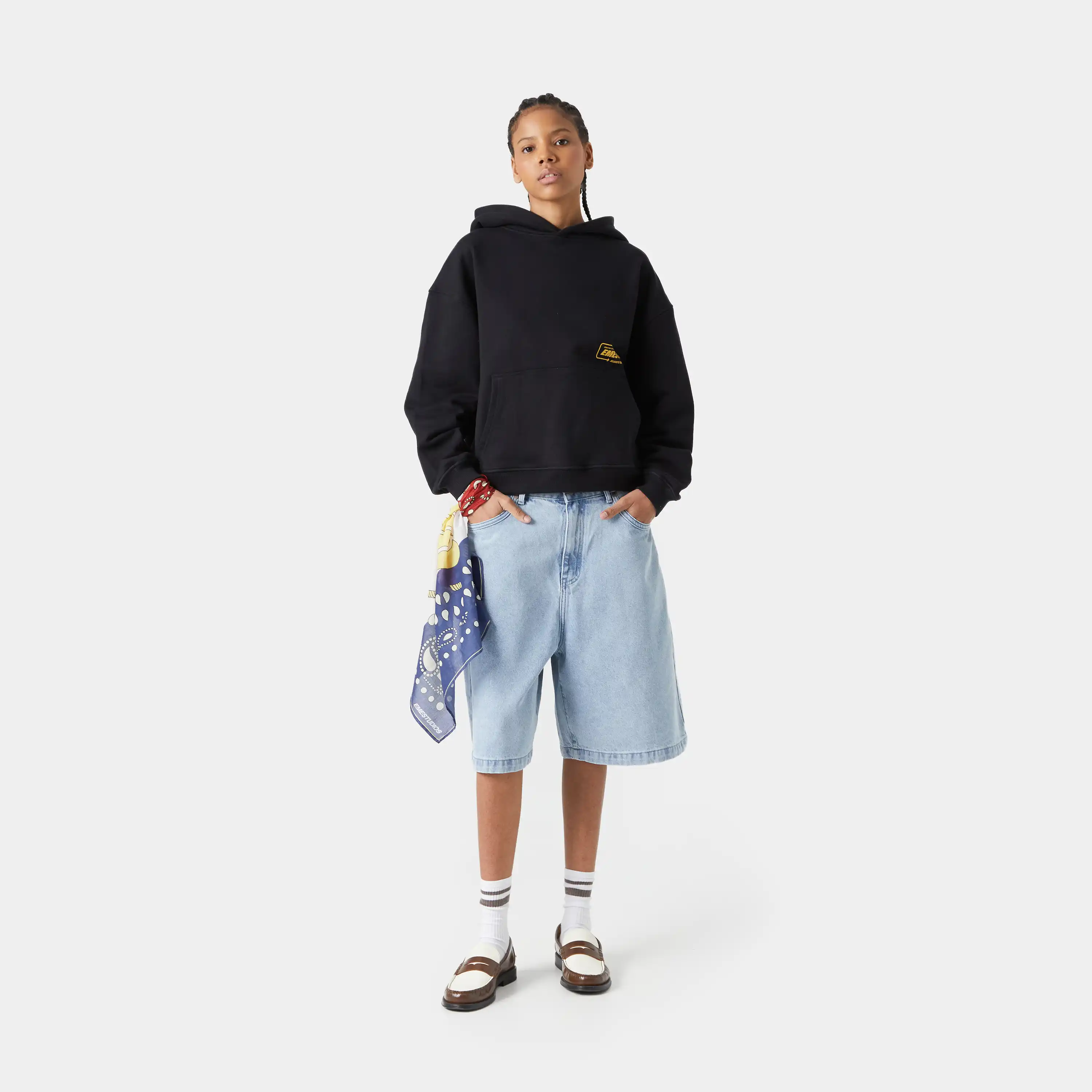 Andy Cloudy Denim Jorts