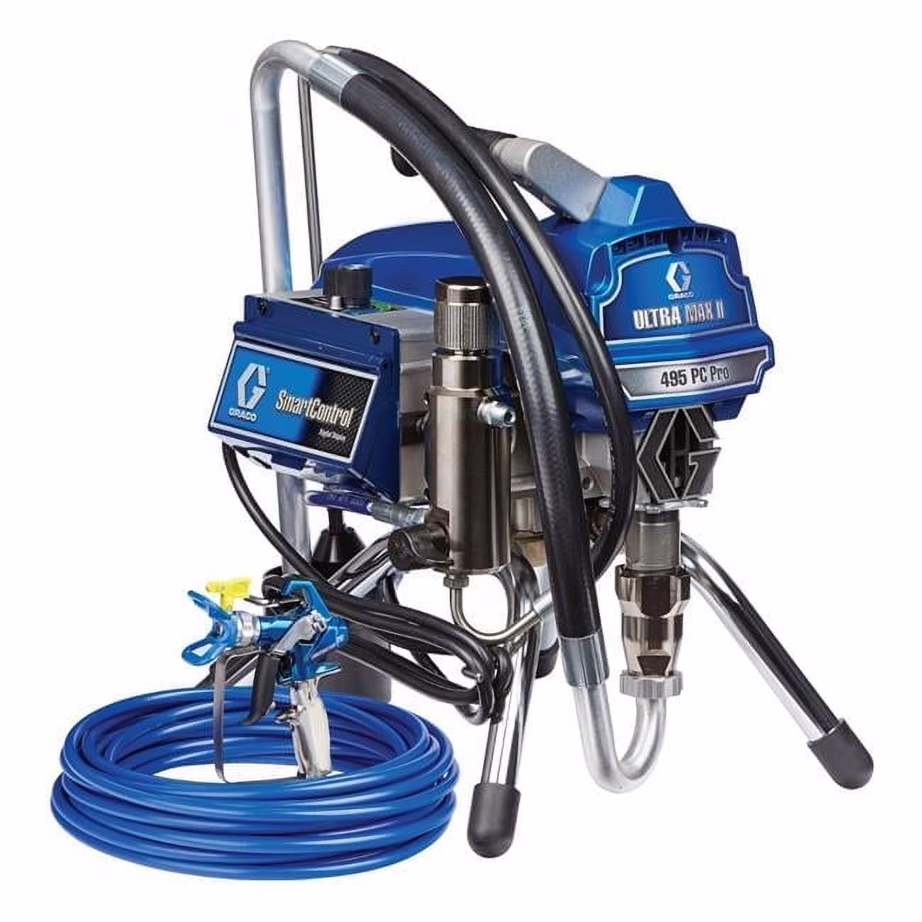 17E856 Ultra Max II 495 PC Pro Electric Airless Paint Sprayer Lo-Boy, Blue