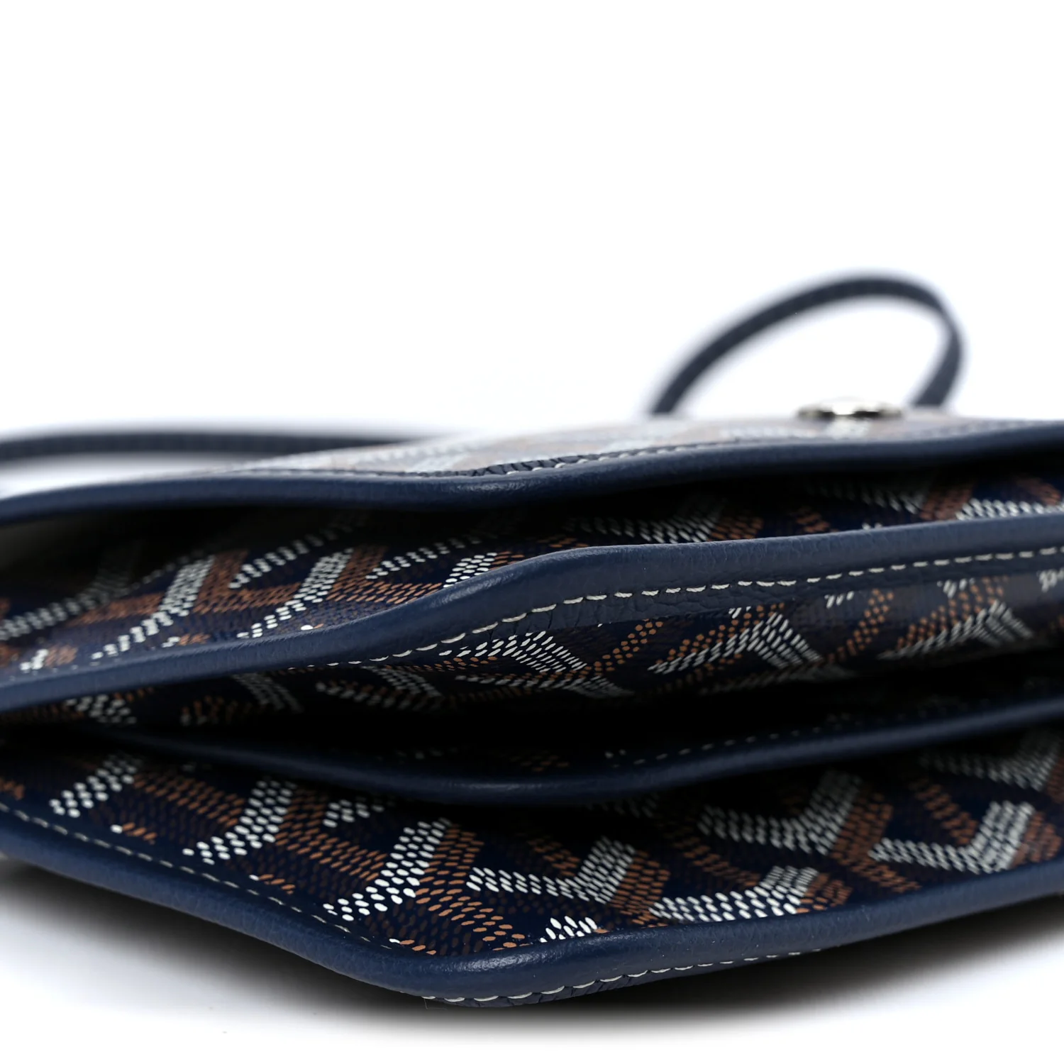 Goyardine Plumet Wallet Clutch Navy