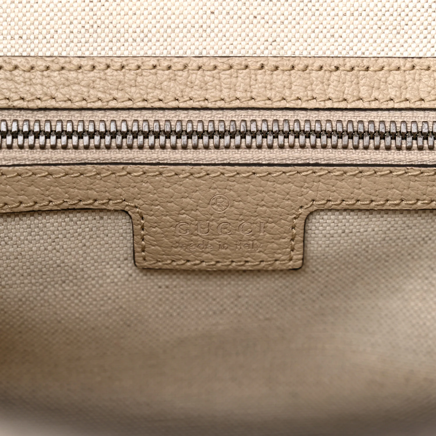 GG Supreme Monogram Azalea Calfskin Retro Interlocking G Buckle Backpack Beige Mystic White