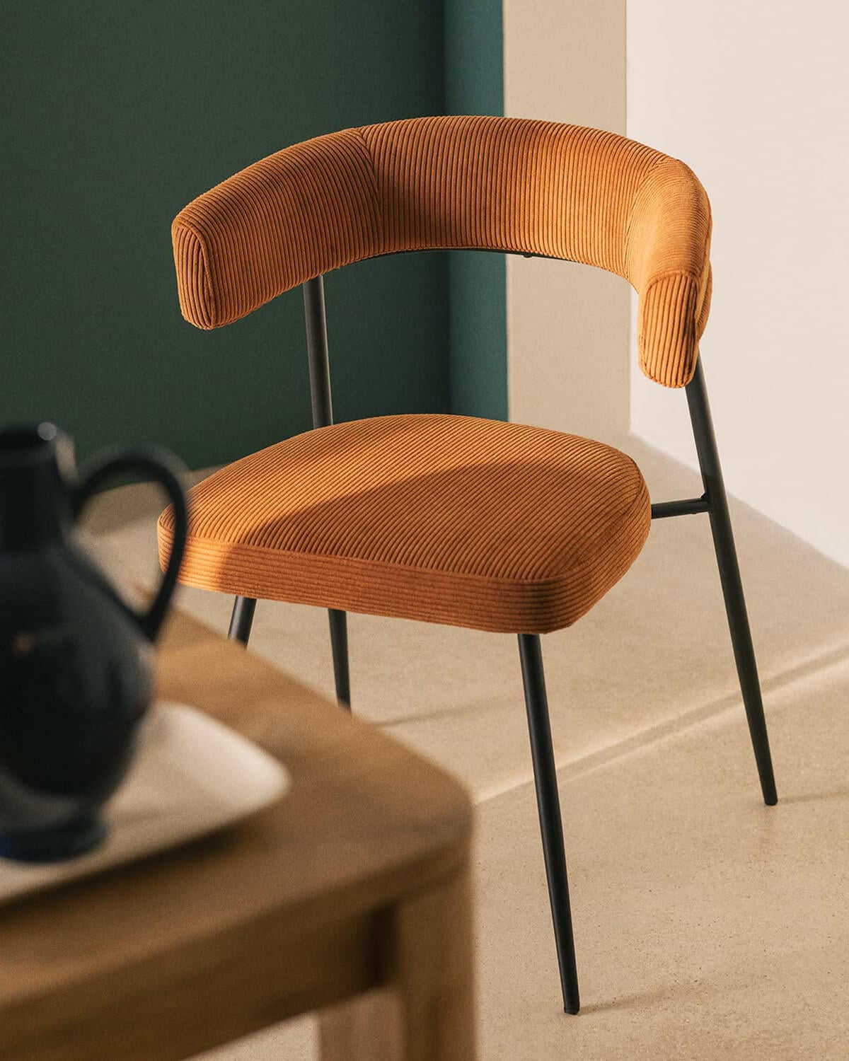 Eloise Pana - Silla de Comedor de Metal Eloise Pana